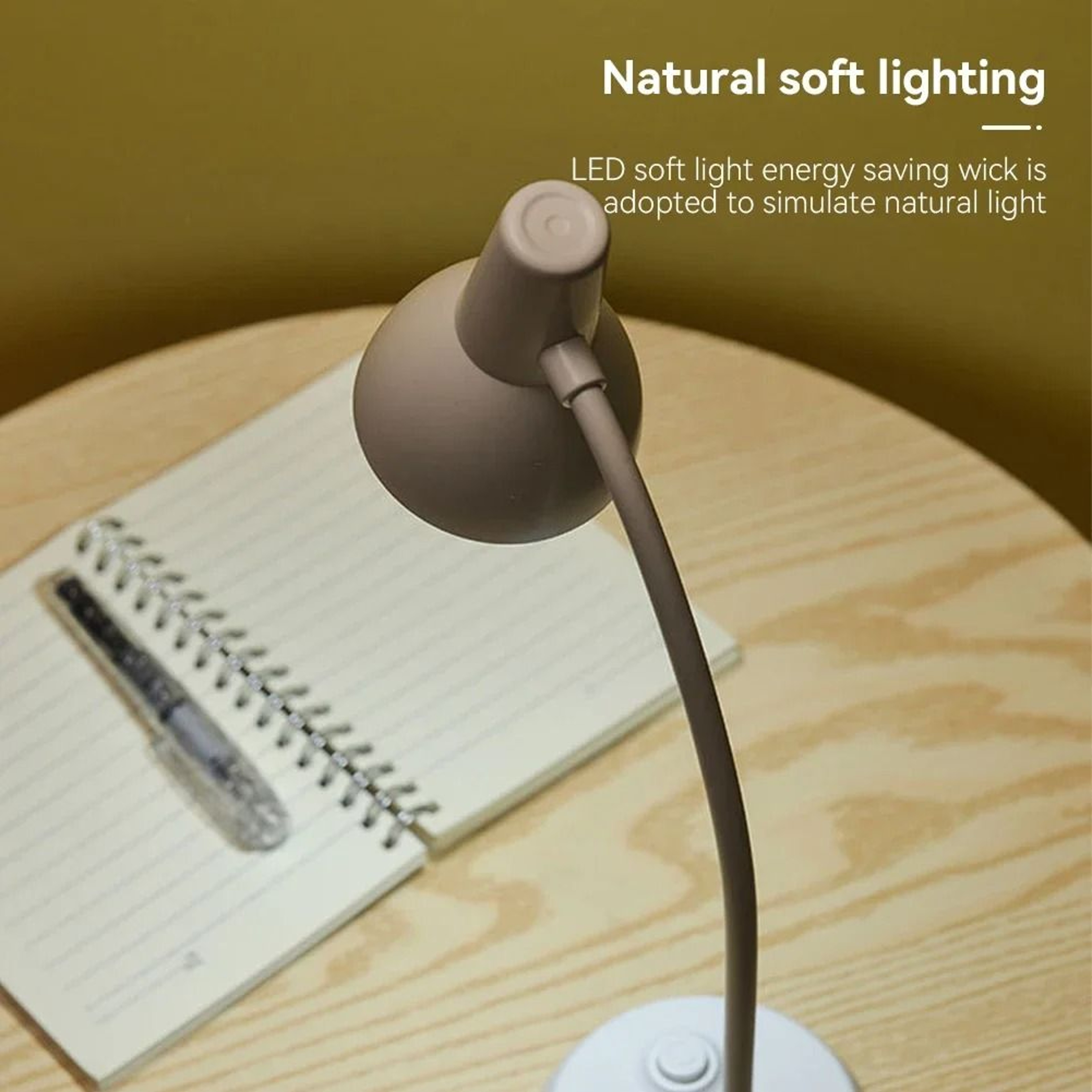 Rechargeable Folding Touch Desk Lamp For Comfortable Reading Work And Travel 11