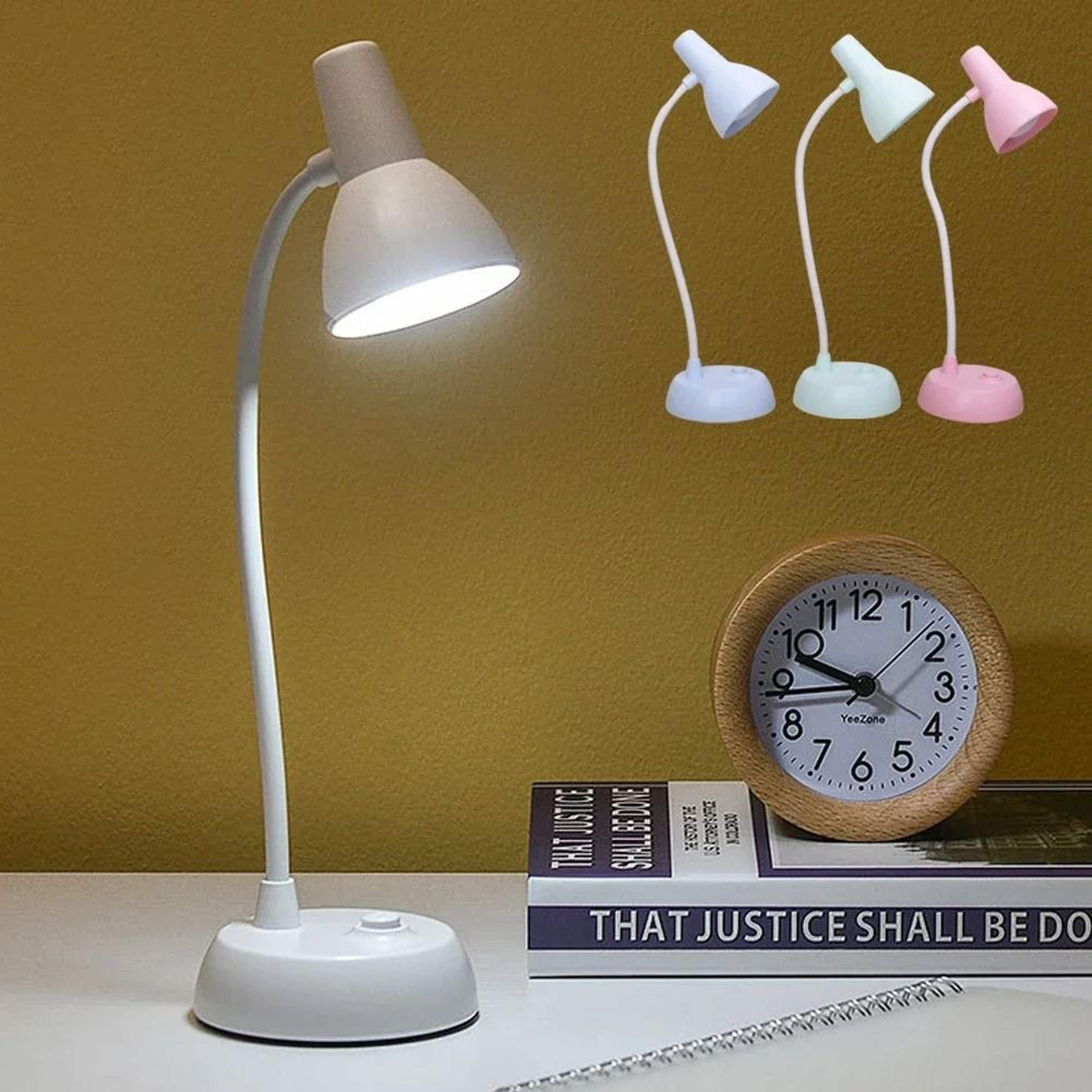 Rechargeable Folding Touch Desk Lamp For Comfortable Reading Work And Travel 0