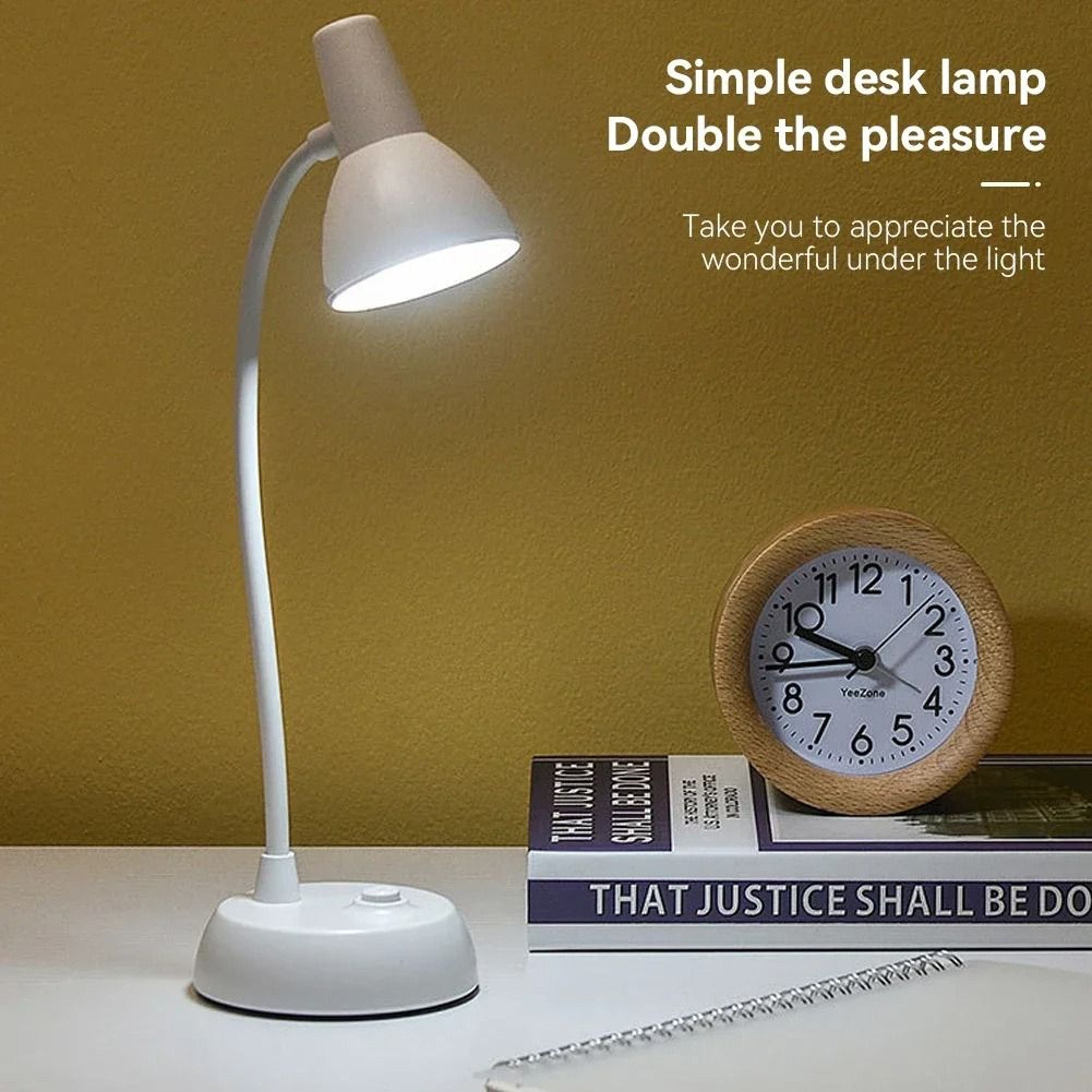 Rechargeable Folding Touch Desk Lamp For Comfortable Reading Work And Travel 12