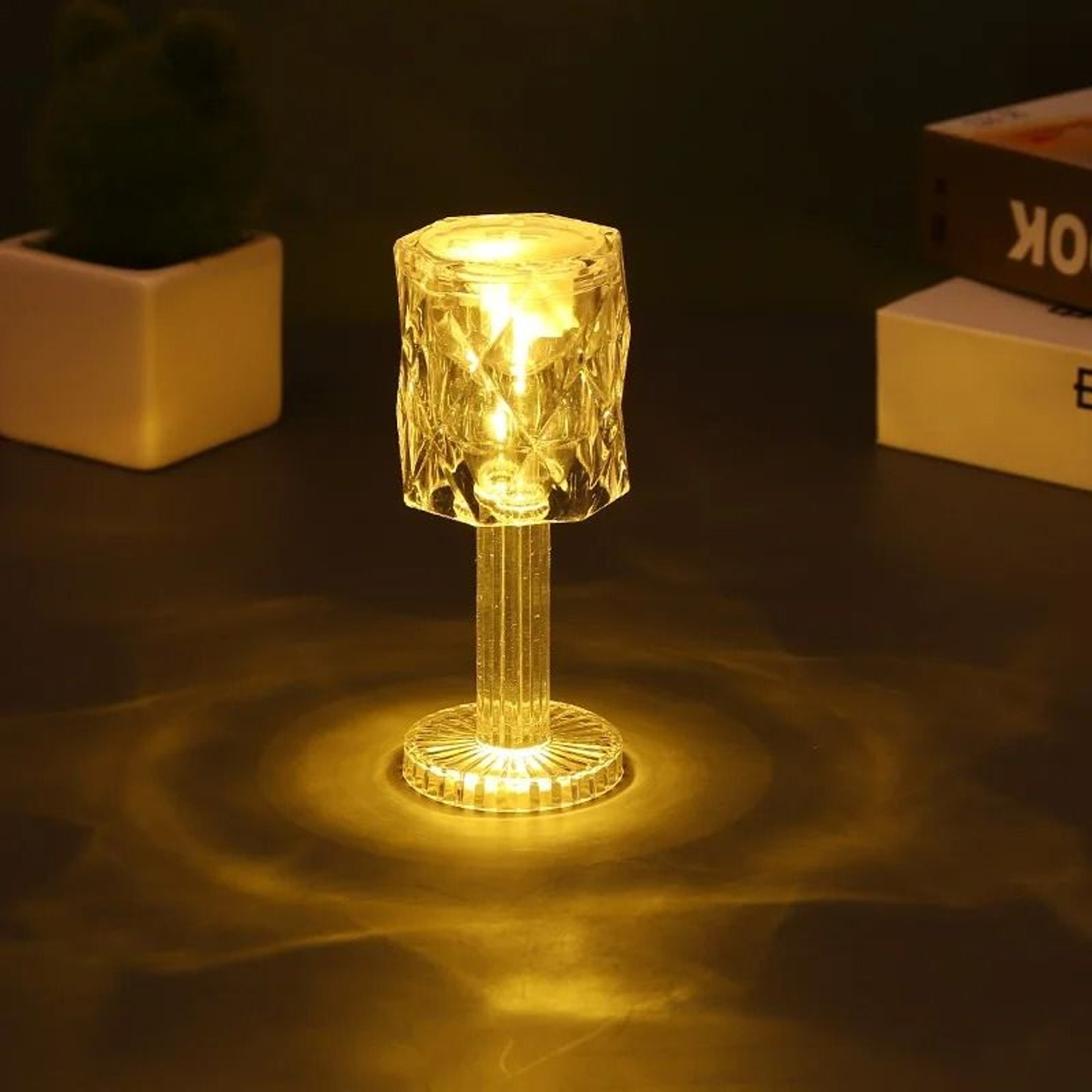 Mini Color Changing Crystal Table Lamp For Festive Ambient Lighting Anywhere 6