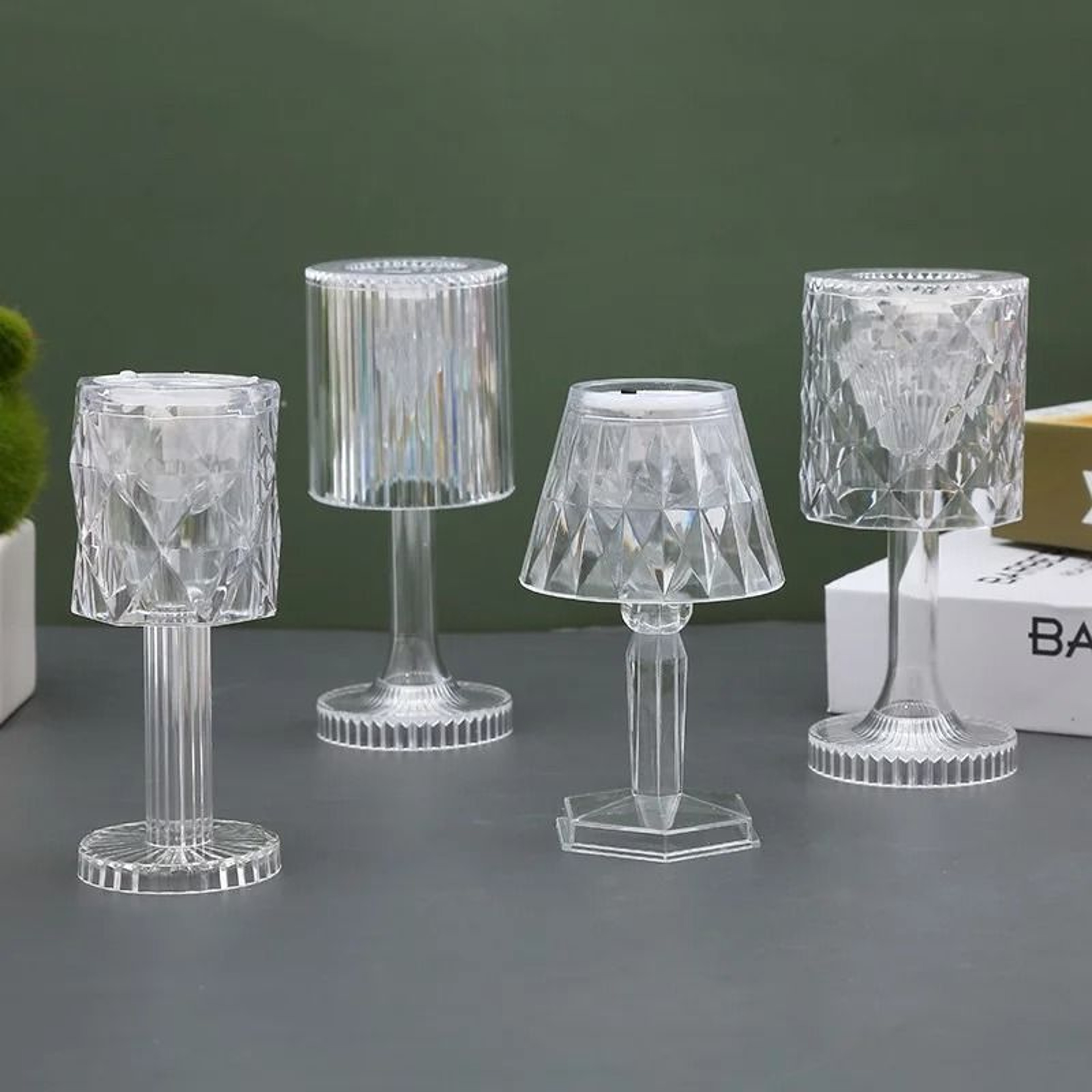 Mini Color Changing Crystal Table Lamp For Festive Ambient Lighting Anywhere 0