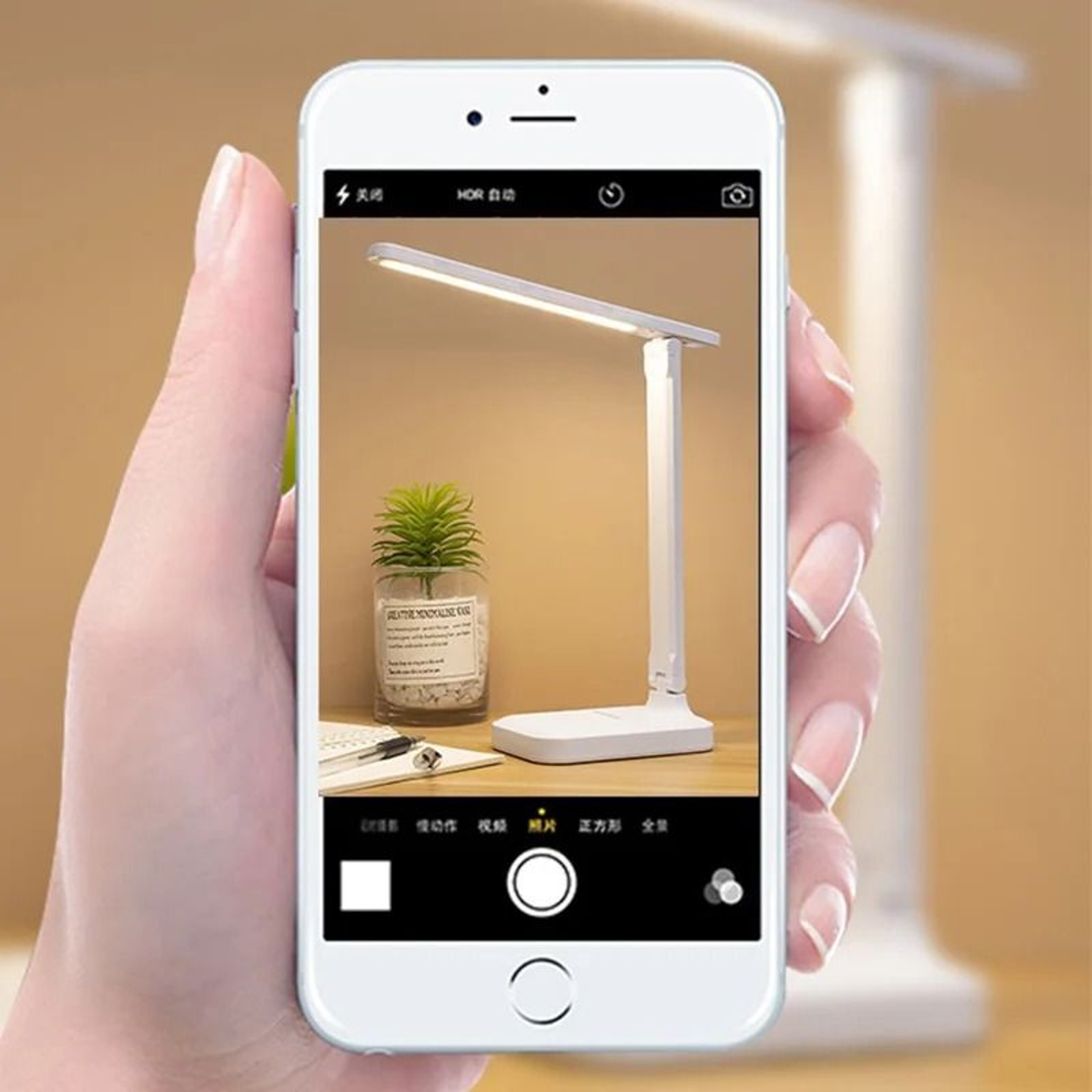 Rechargeable Touch Desk Lamp With Dimmable Eye Comfort Reading Light Design 7