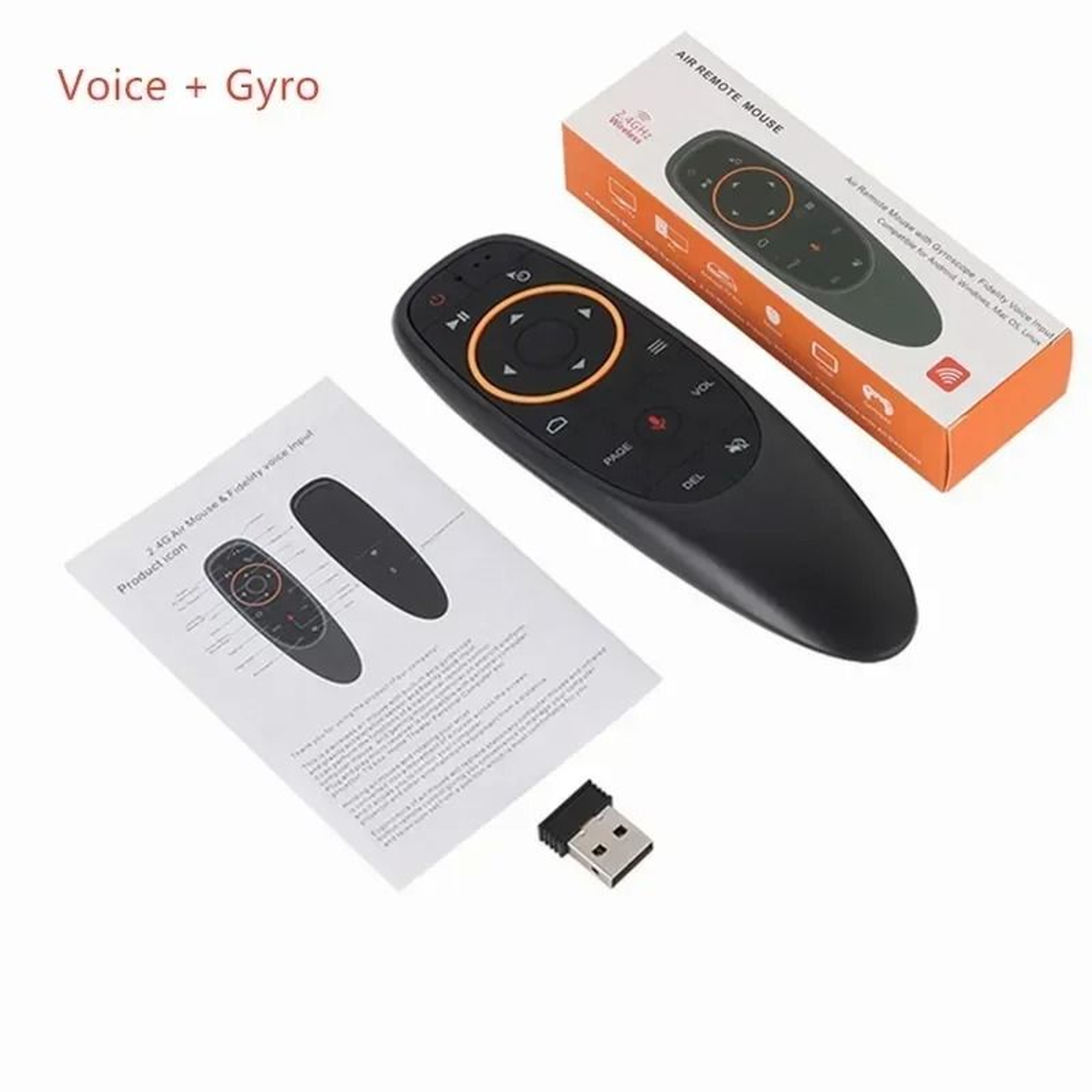 G10S Wireless Voice Air Mouse Remote For Android TV Boxes 1