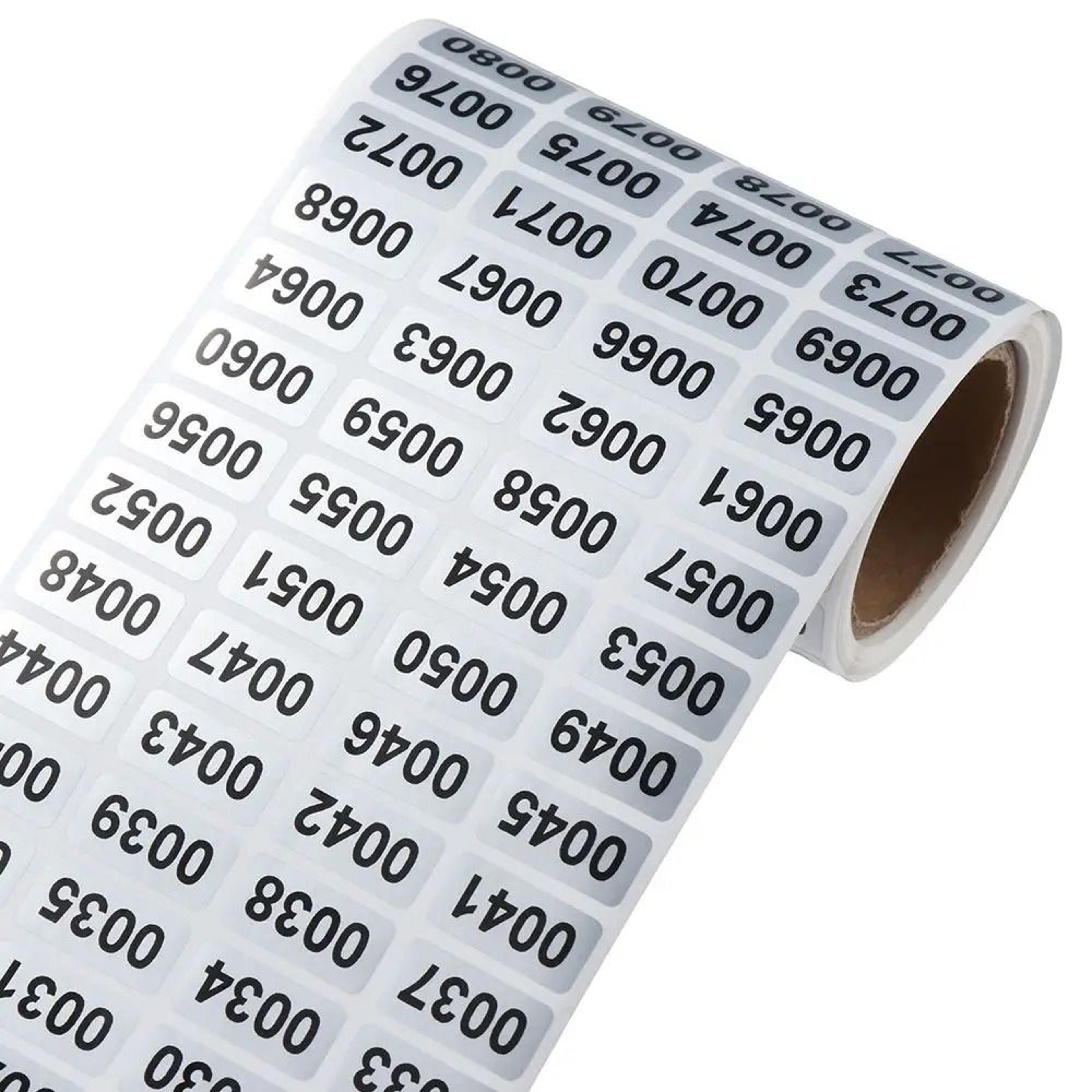 Two Thousand Consecutive Number Inventory Stickers For Organized Asset Tracking 2