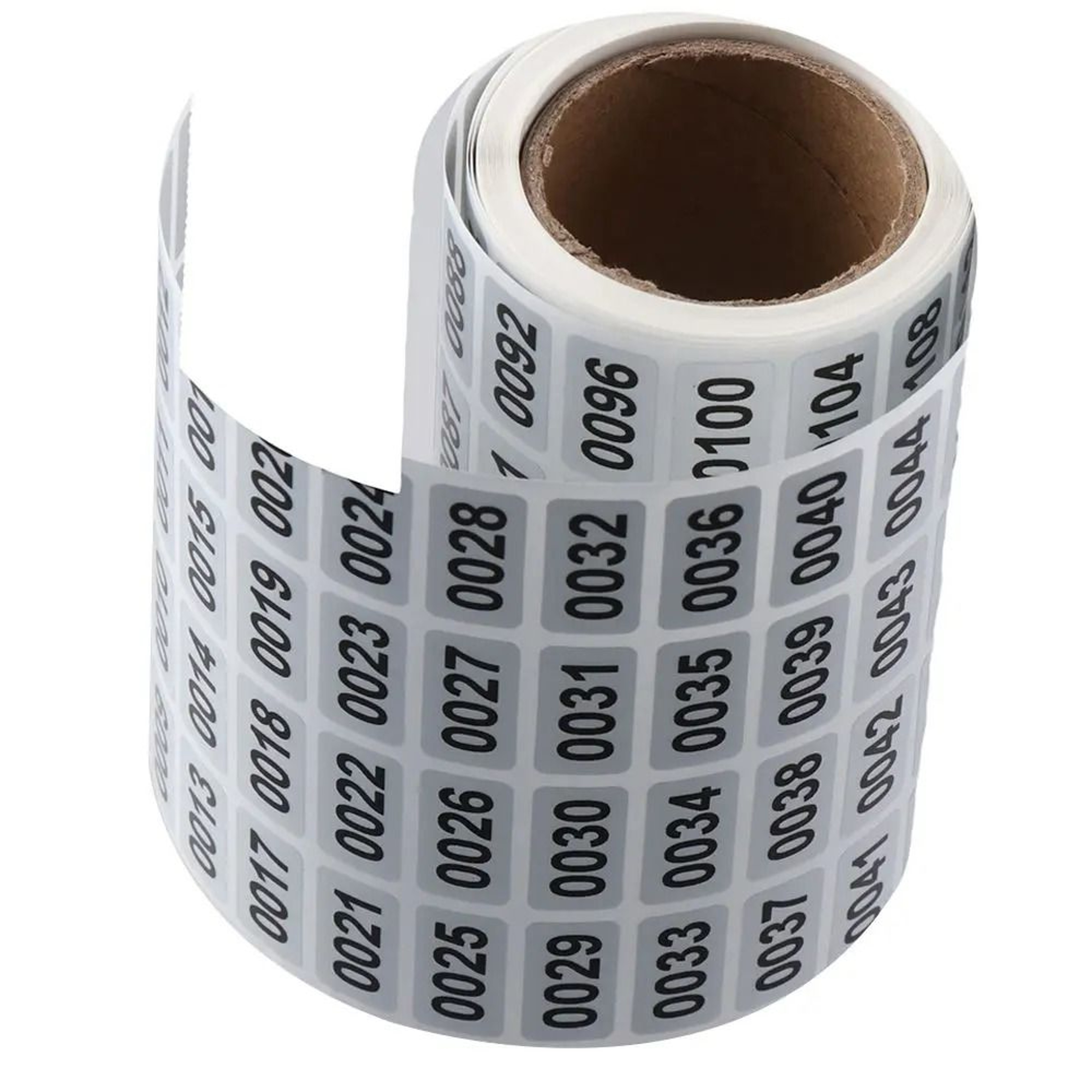 Two Thousand Consecutive Number Inventory Stickers For Organized Asset Tracking 1