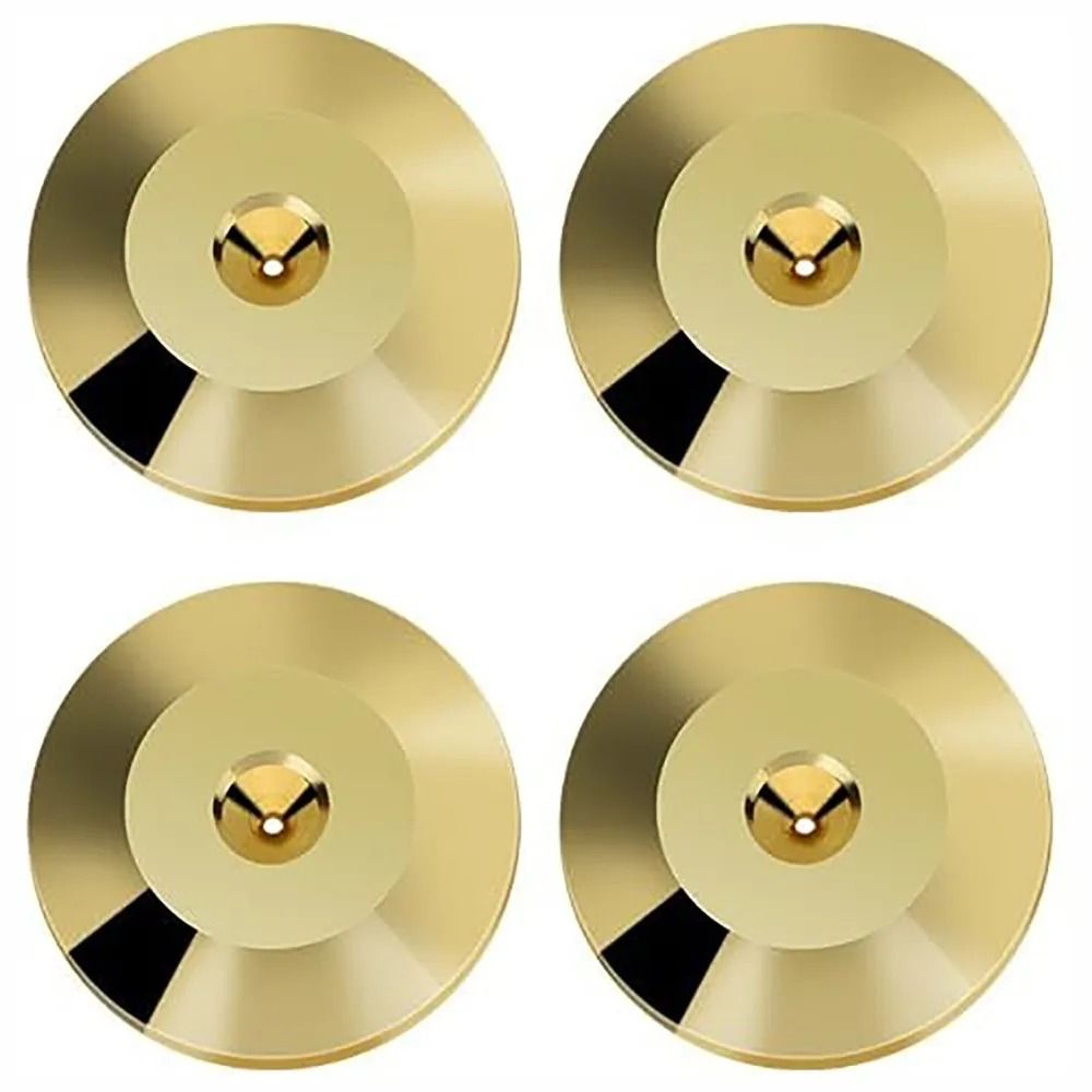 Gold Copper Speaker Isolation Feet Pads 25MM By 5MM 1