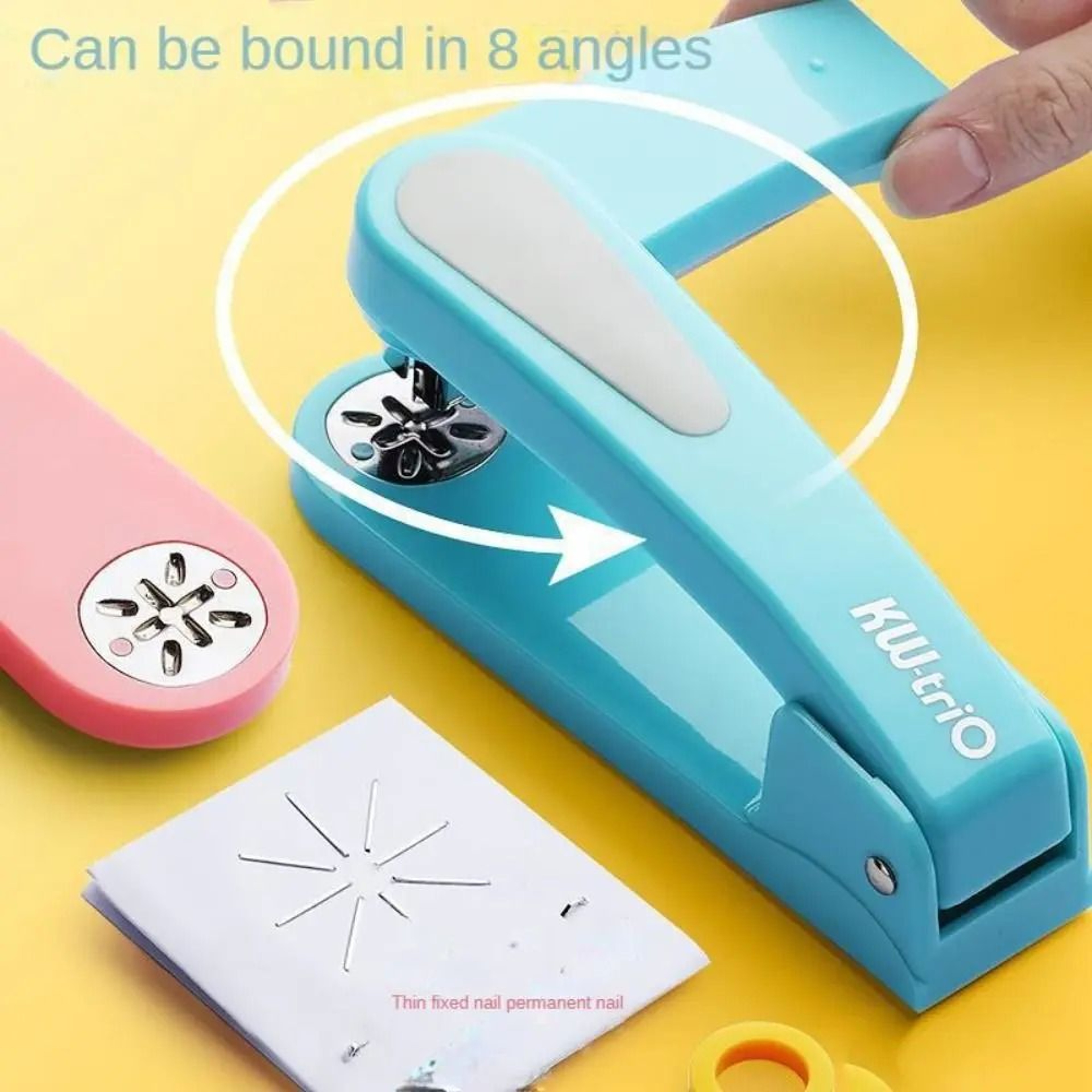 360 Degree Rotary Long Reach Stapler For Booklet Binding 8