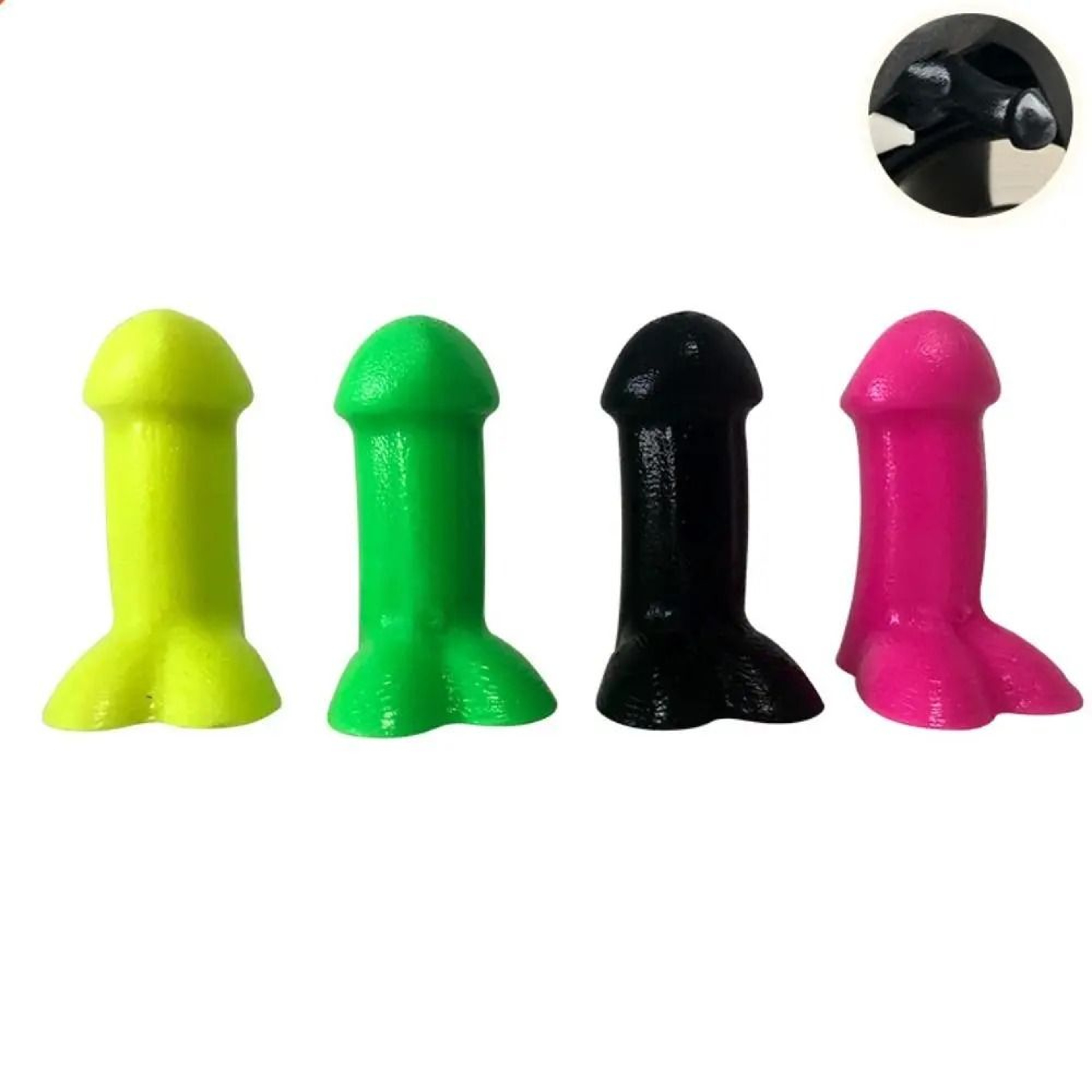 4 Piece Funny Novelty Dustproof Tire Valve Stem Caps 6
