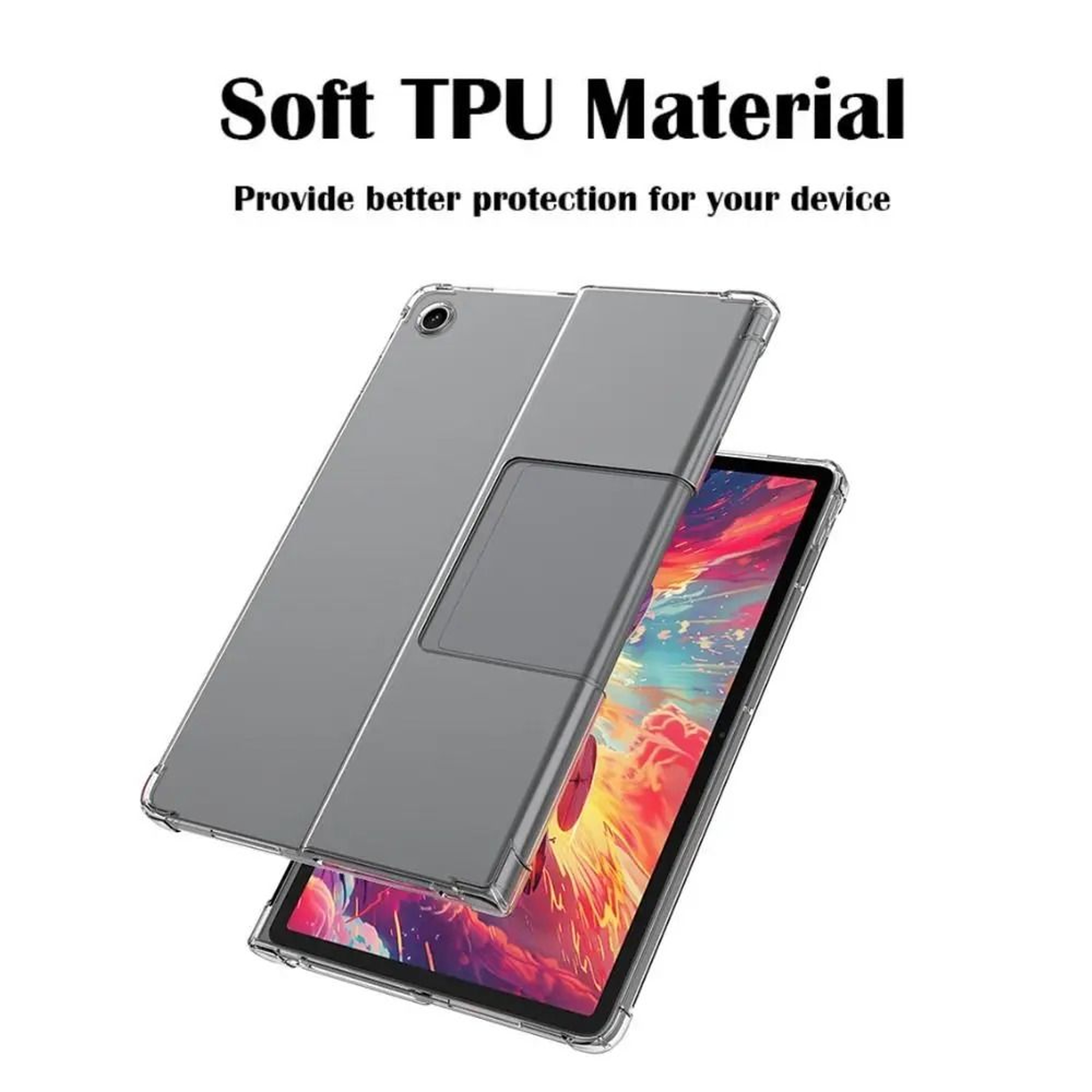 Lenovo Tab Plus Case Clear Ultra Slim TPU Protective Cover 7