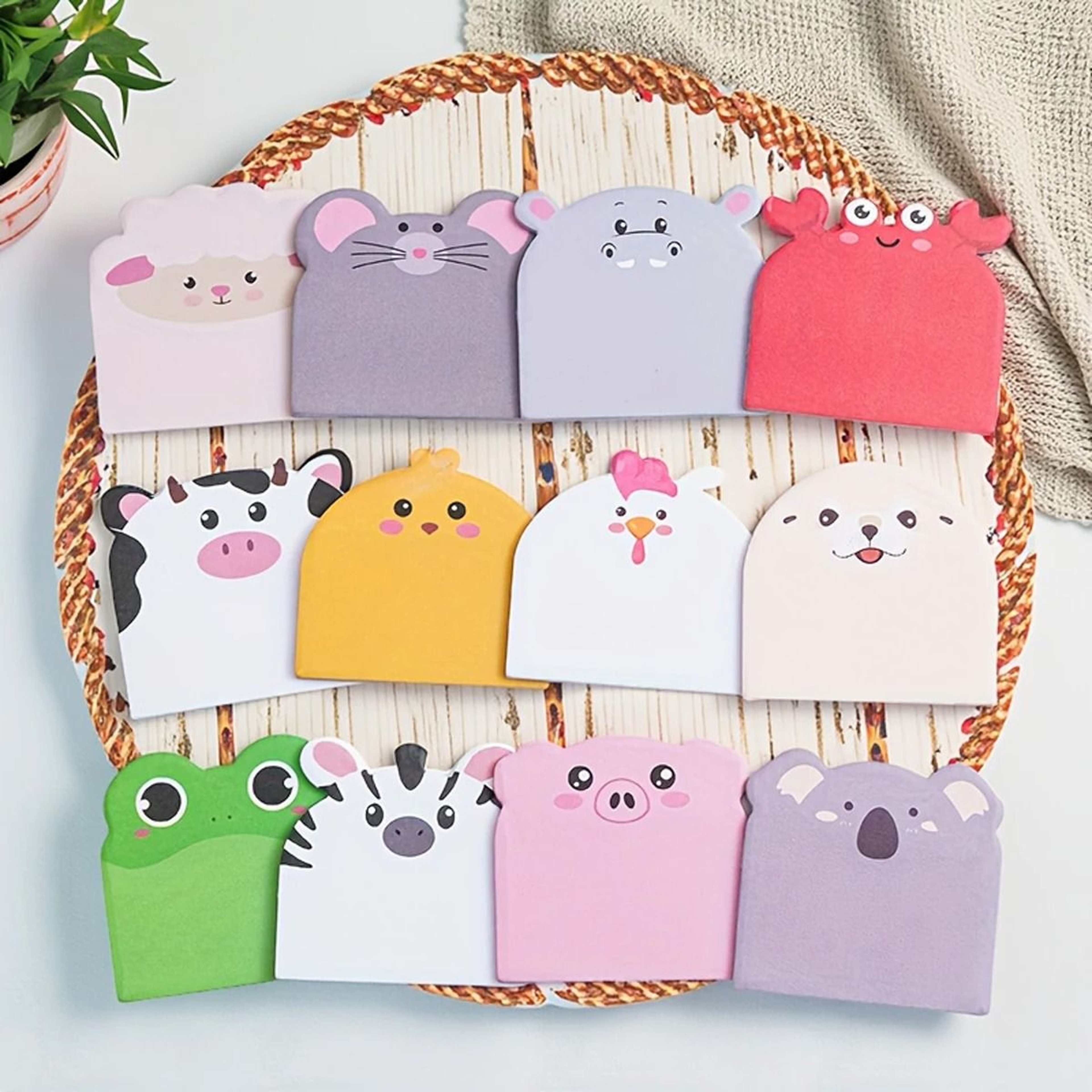 240 Piece Cute Animal Sticky Notes Set For School And Office 3