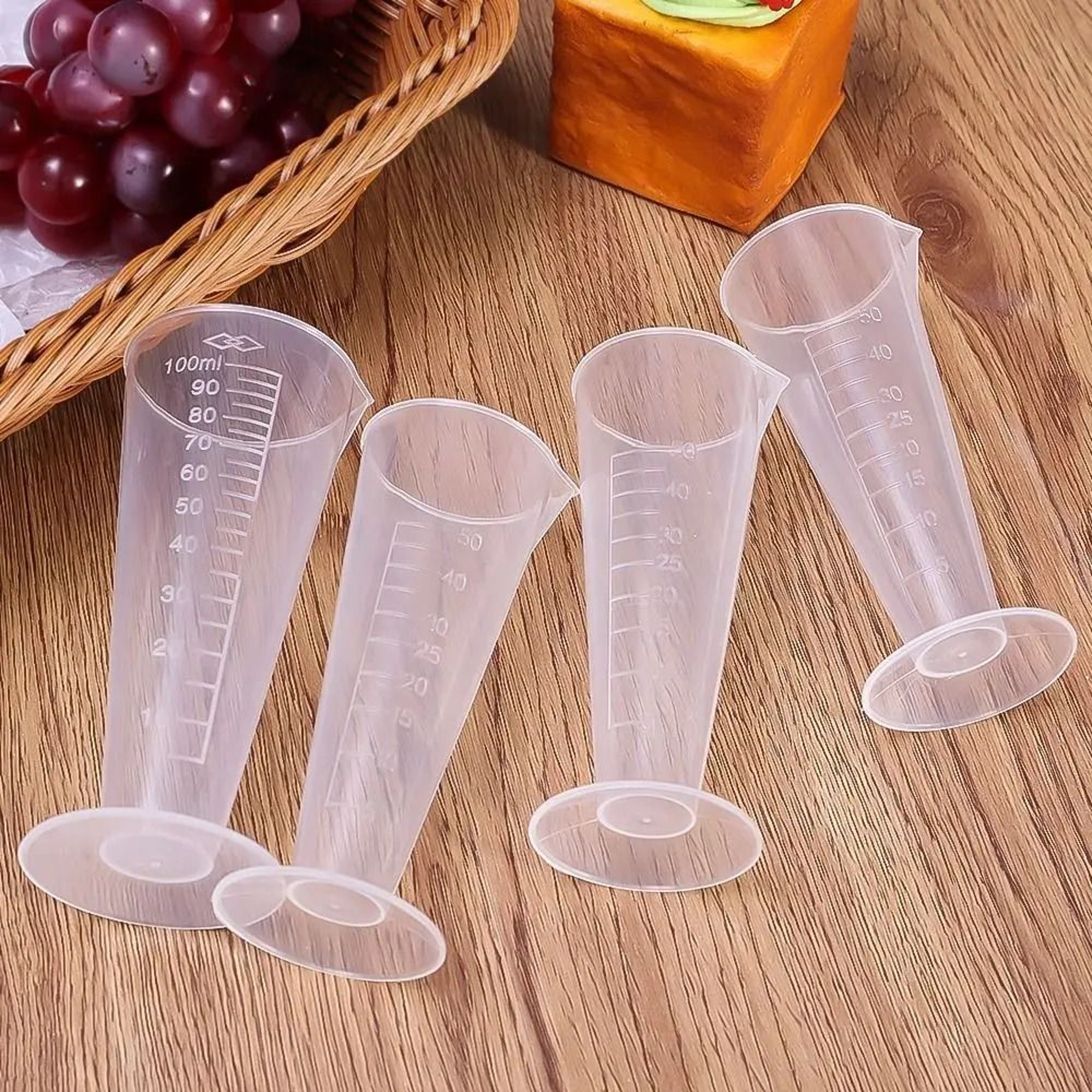 One Hundred Milliliter Clear Liquid Measuring Cup 2