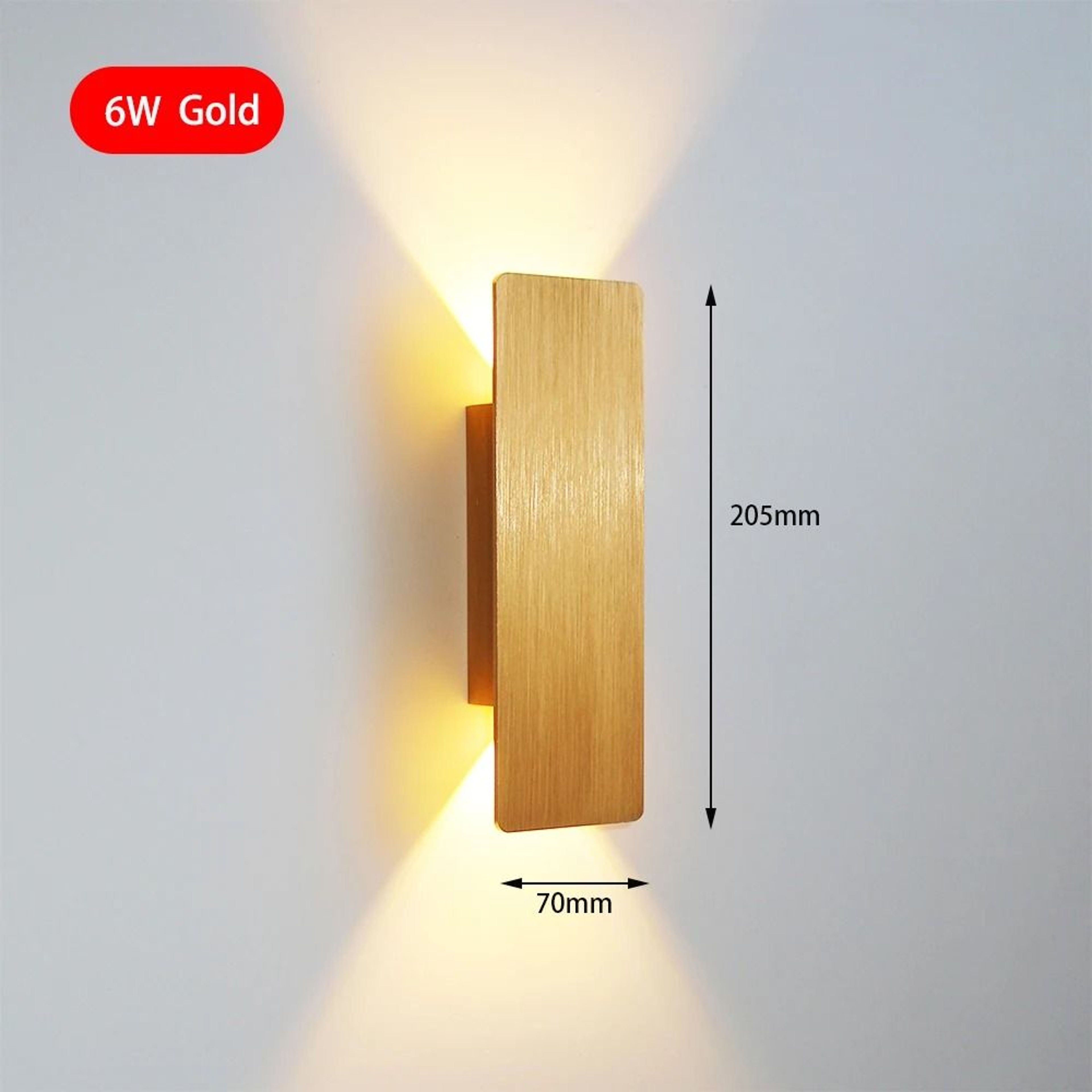 Modern Aluminum LED Accent Wall Lamp 3