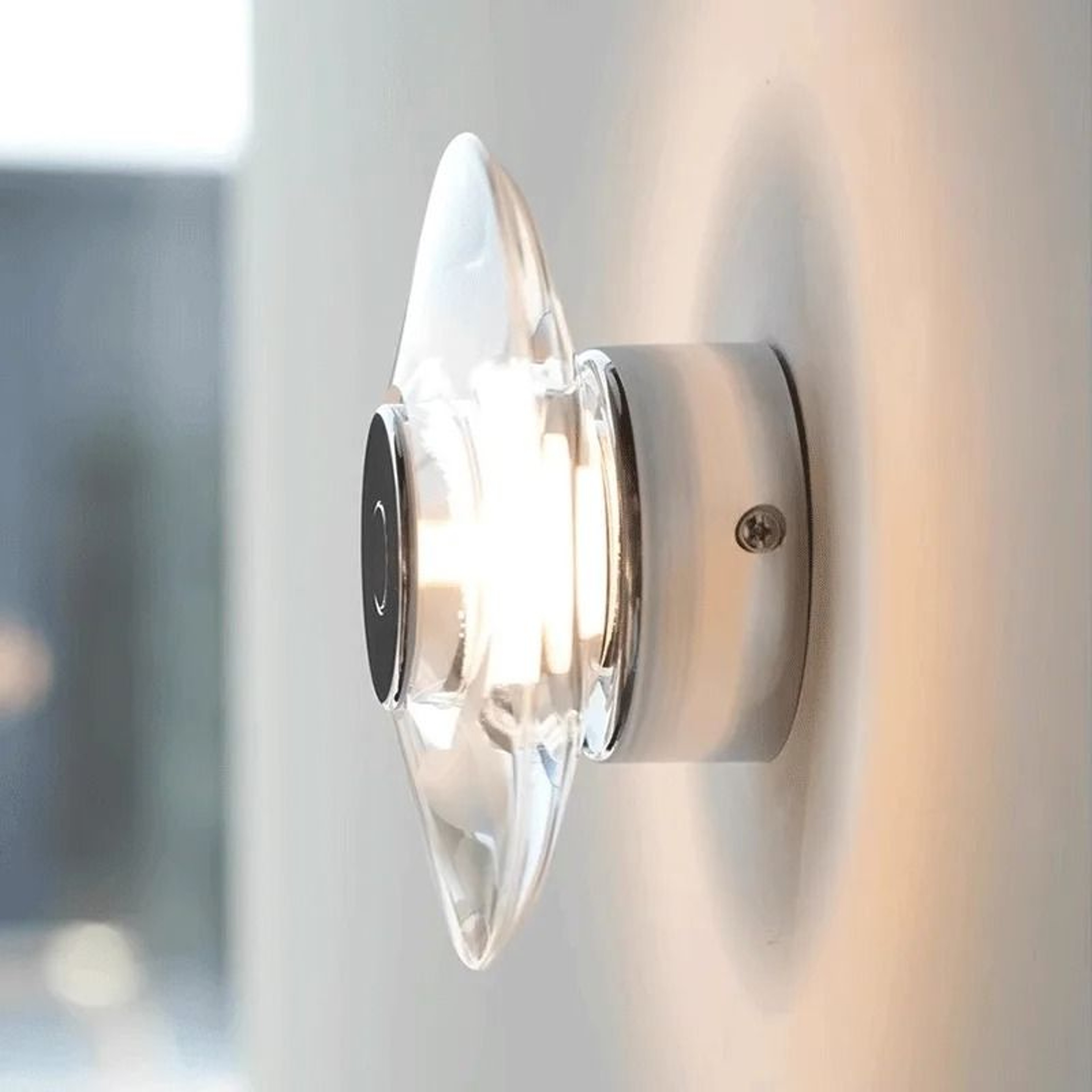 Modern Round Crystal LED Wall Sconce 0