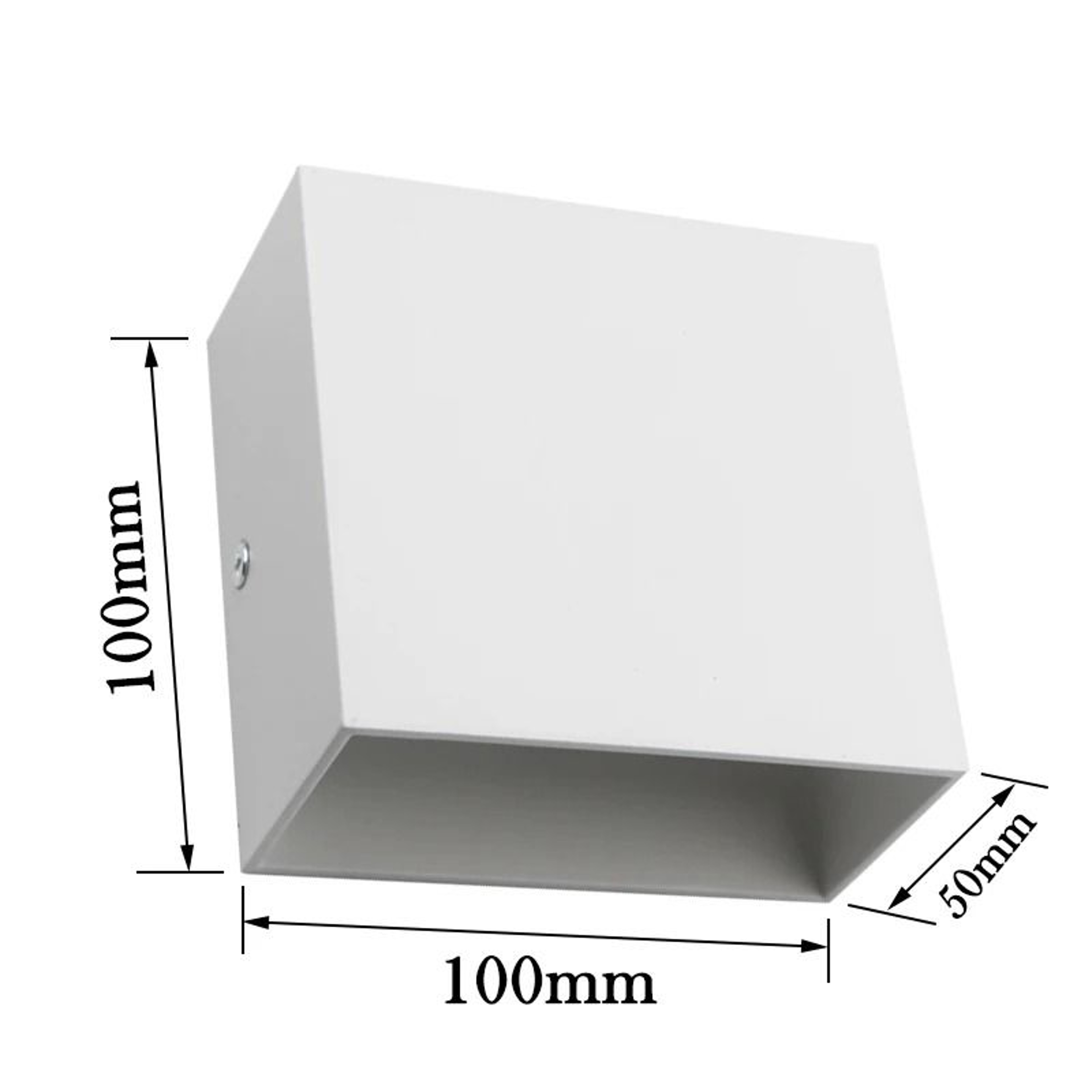LumaCast 6W White Up Down LED Wall Sconce 1