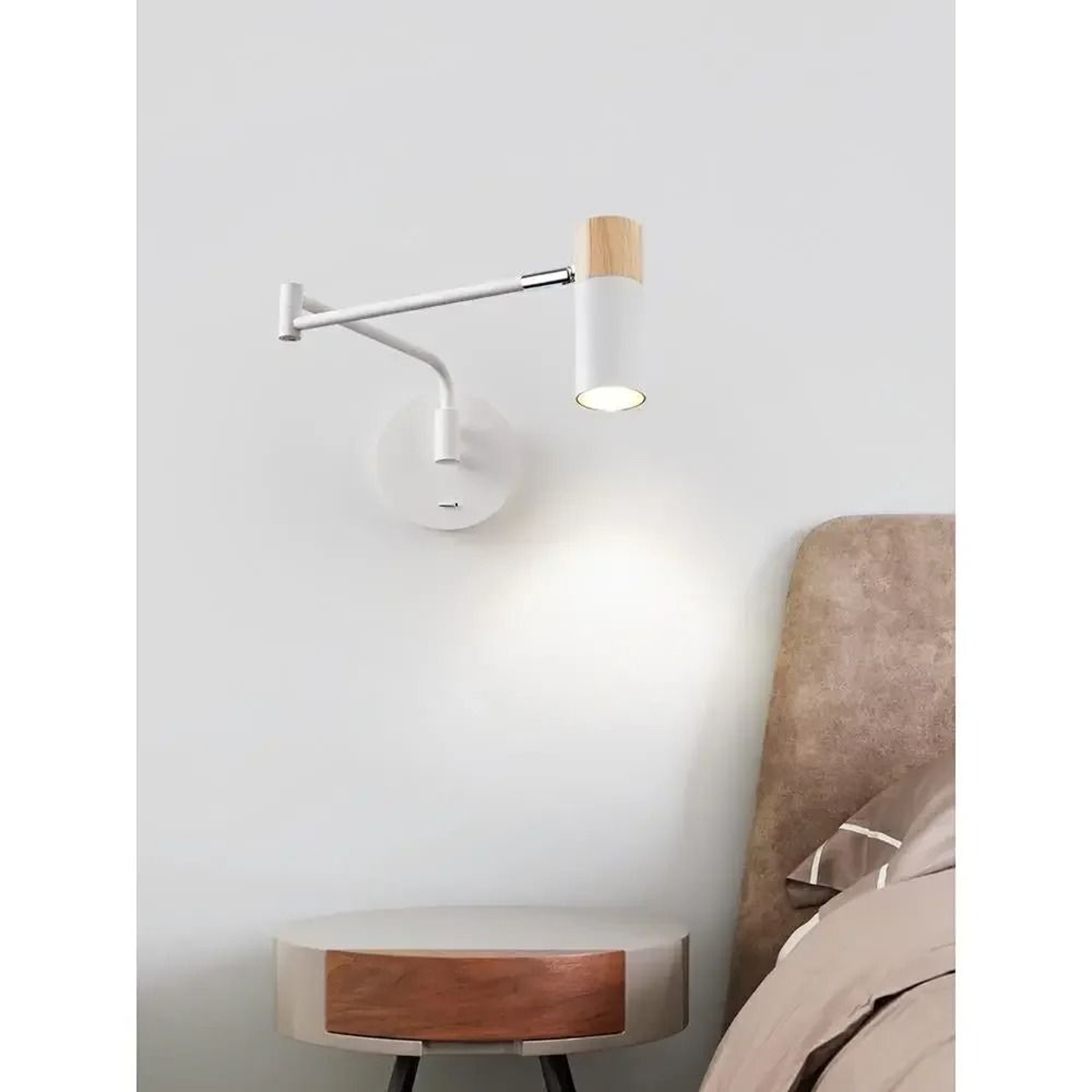 Modern Telescopic Swing Arm Wall Reading Lamp 4