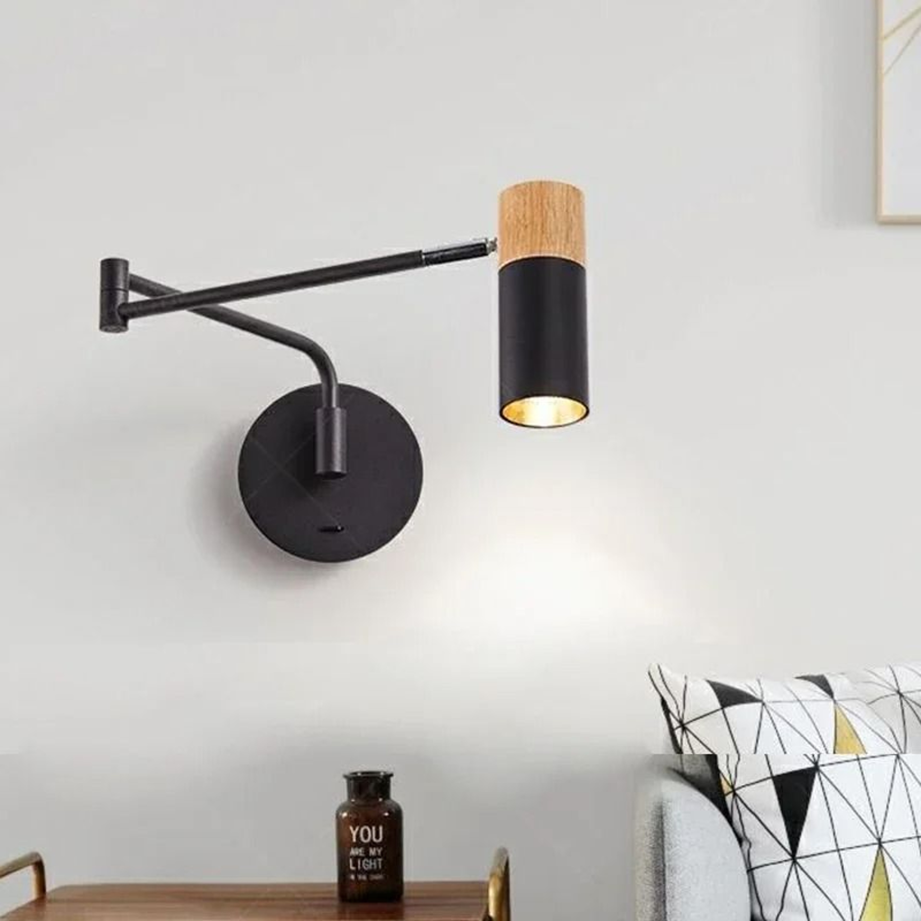 Modern Telescopic Swing Arm Wall Reading Lamp 6