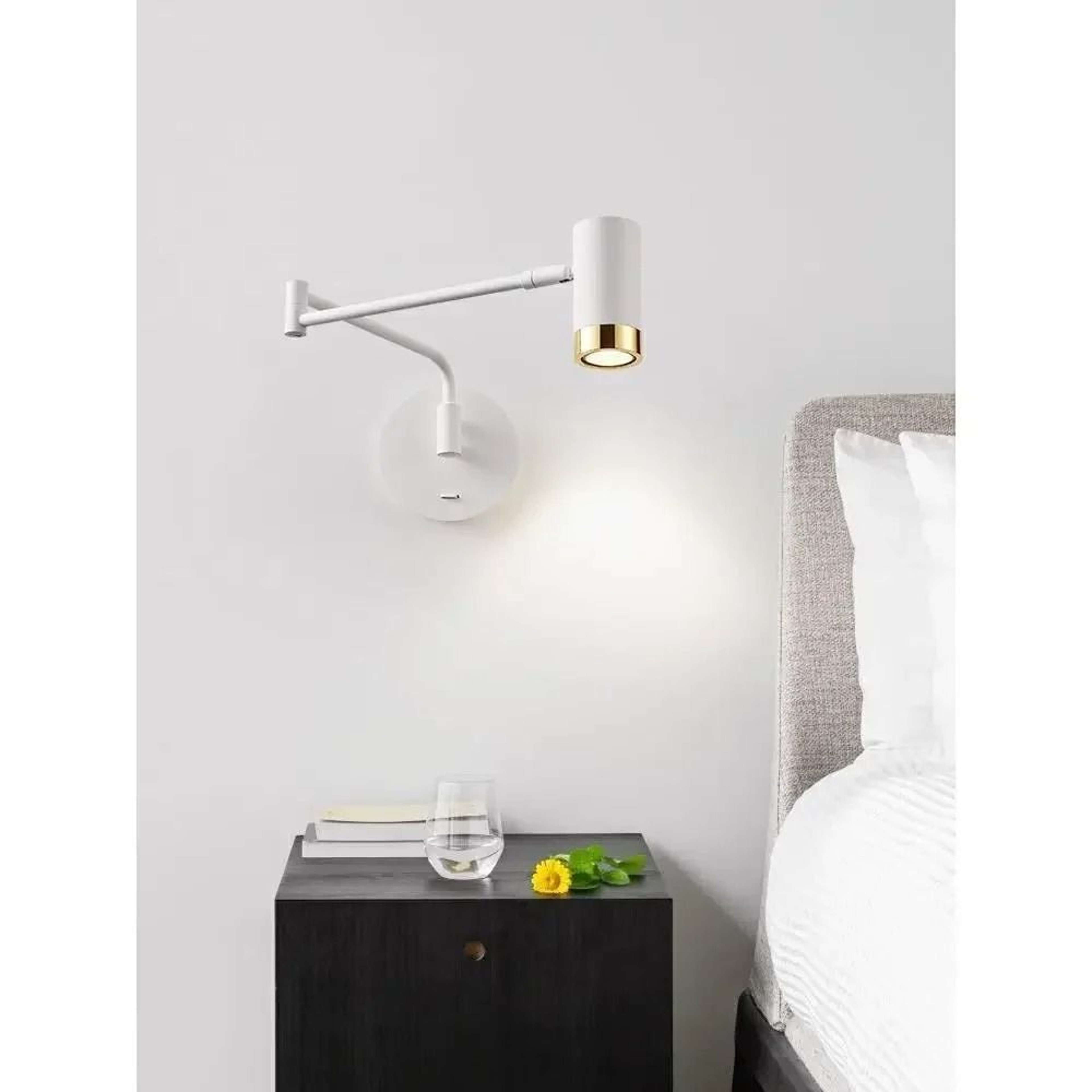Modern Telescopic Swing Arm Wall Reading Lamp 5
