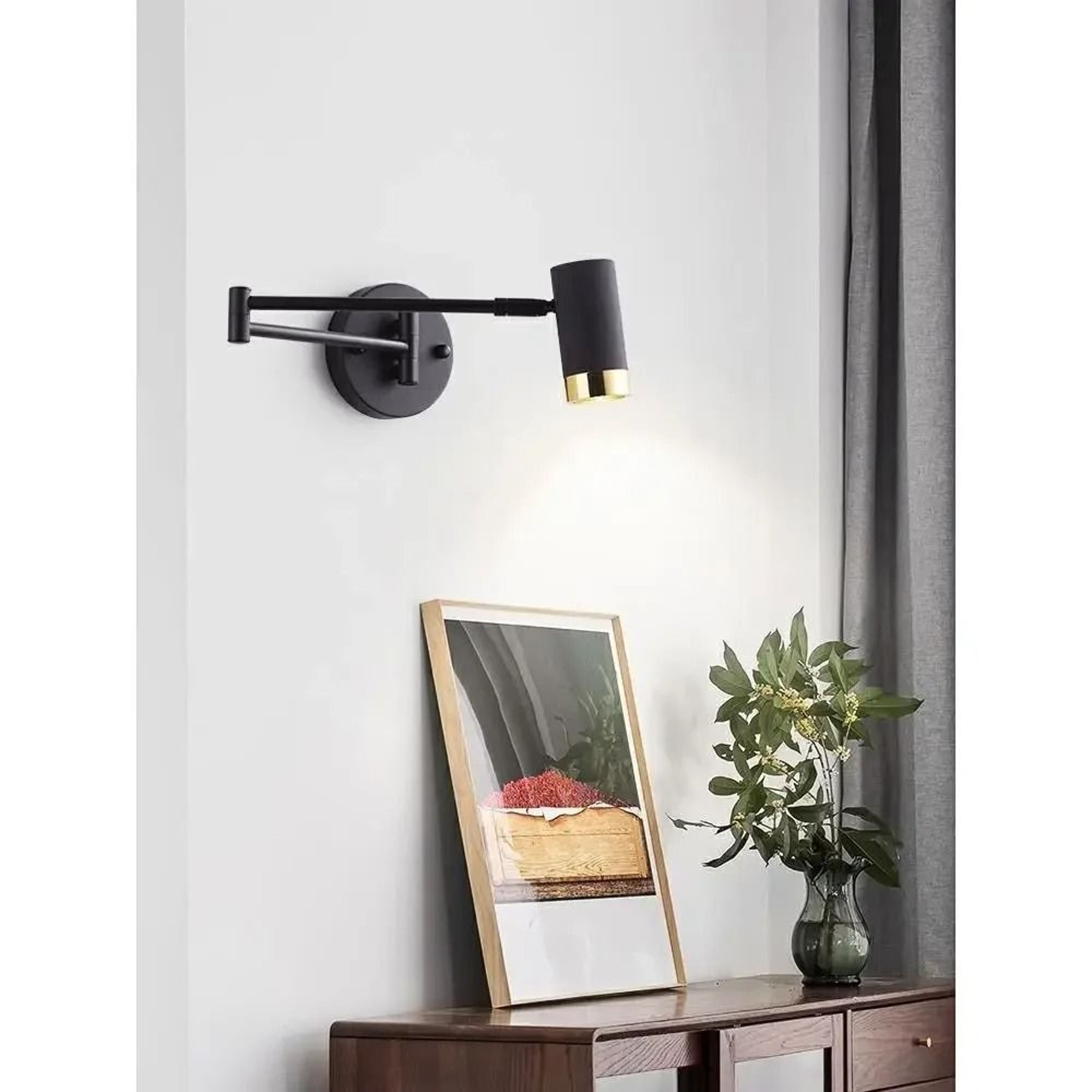 Modern Telescopic Swing Arm Wall Reading Lamp 8
