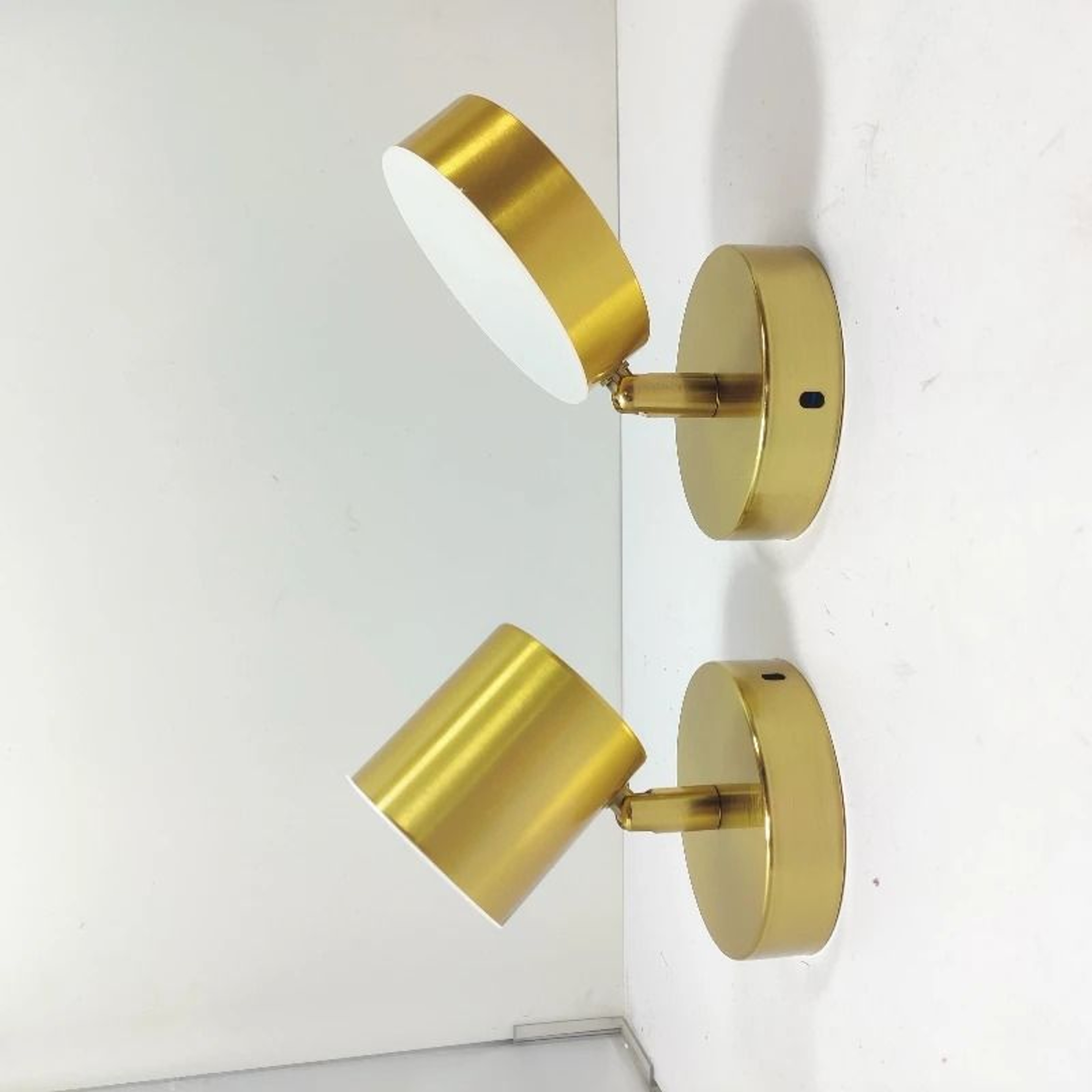 Nordic Rotating Gold Wall Lamp Modern Mirror Accent Light 0