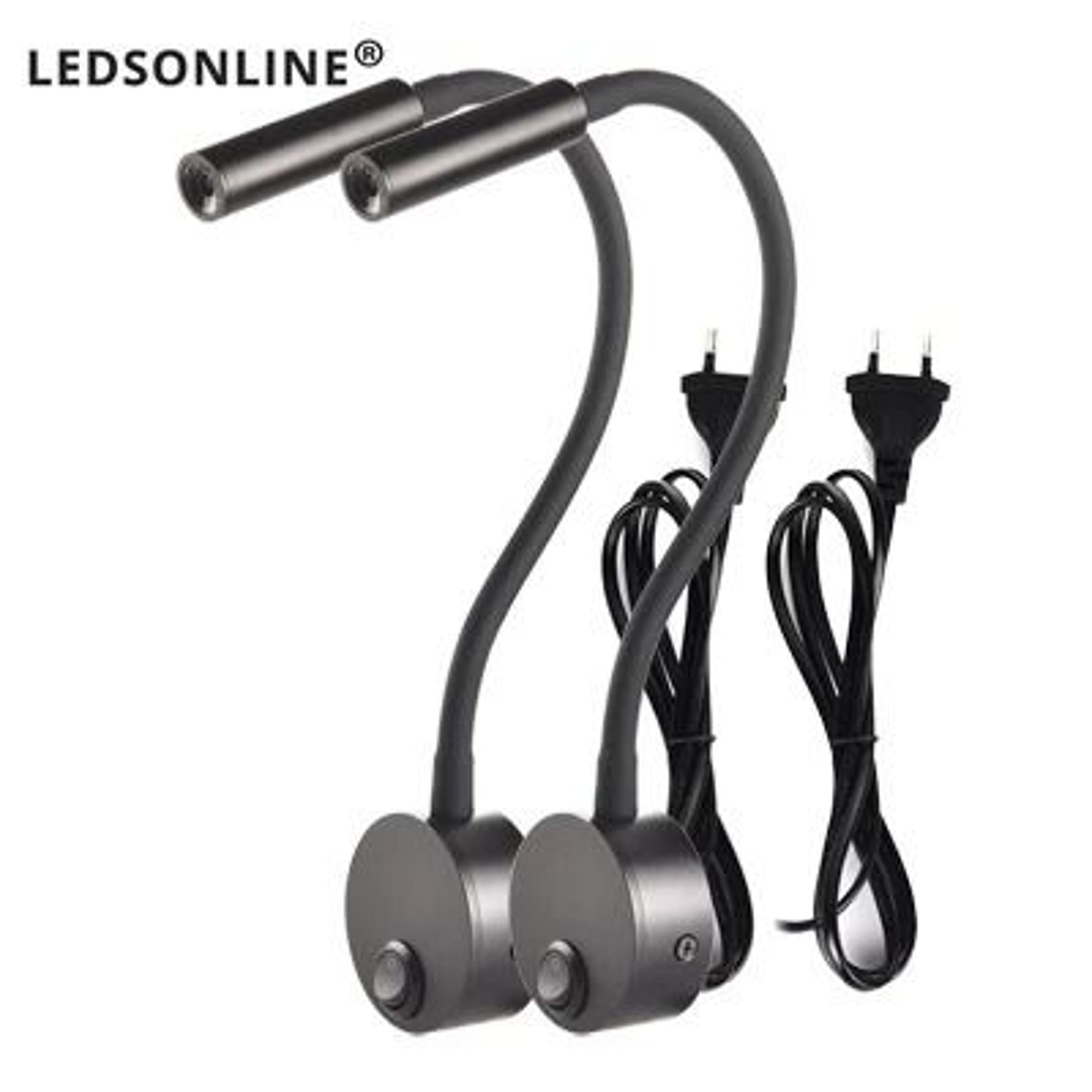 2 Piece Modern Wall Sconce Set Bedroom Bedside Lights 6
