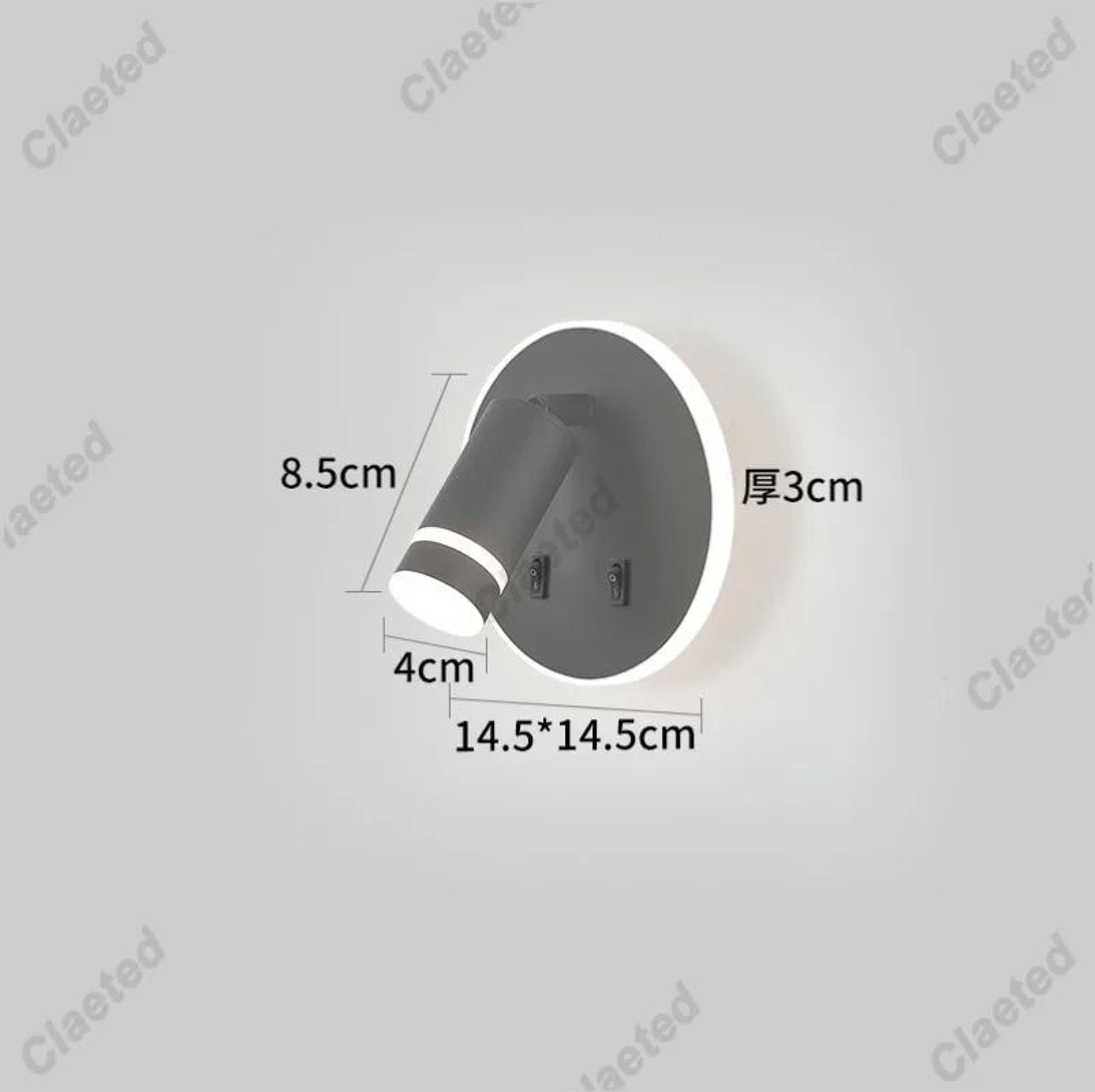 Adjustable LED Bedside Reading Light With USB Charging Port 2