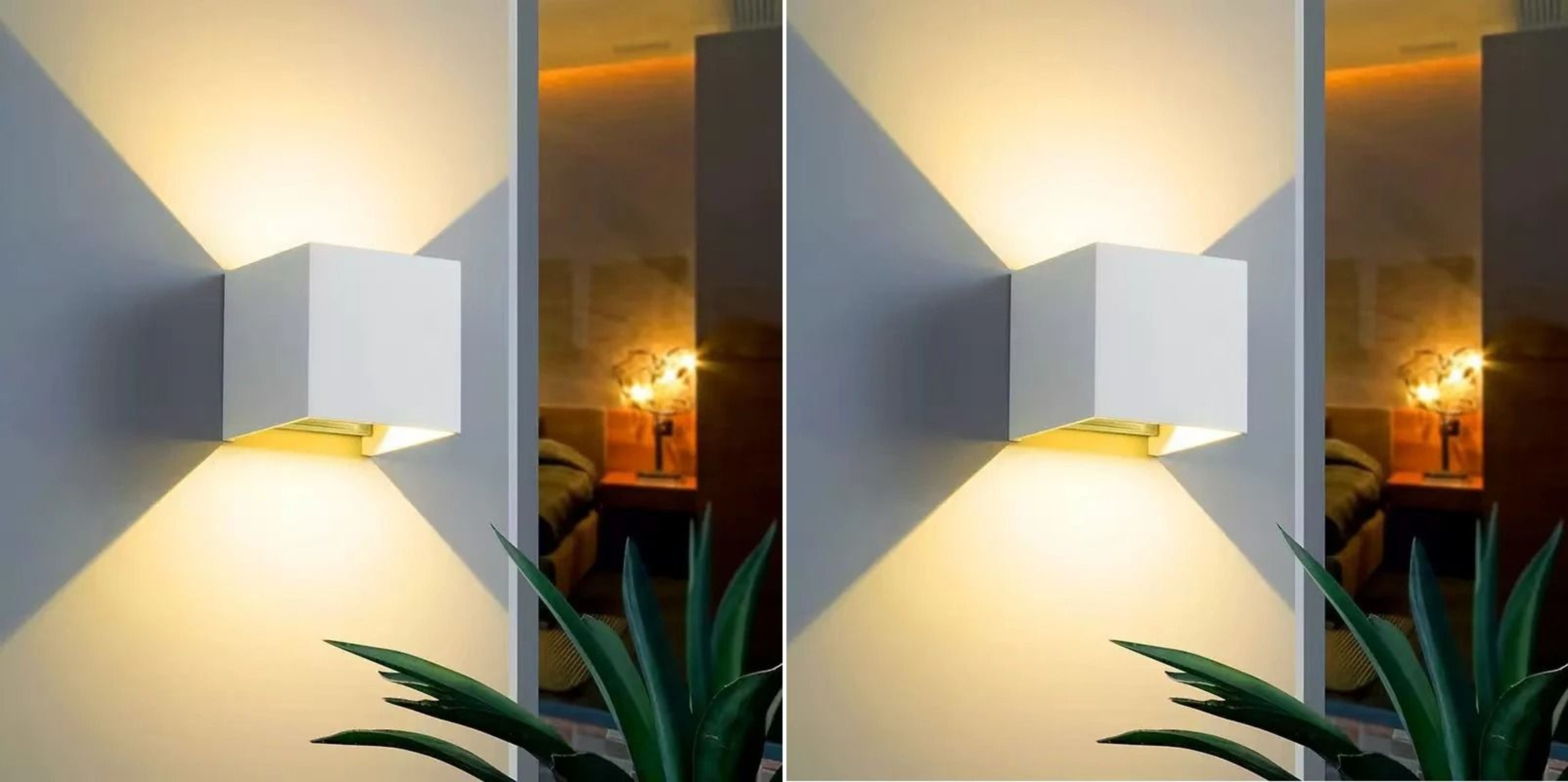 Smart RGB Cube Wall Light Adjustable Up Down LED Sconce 2
