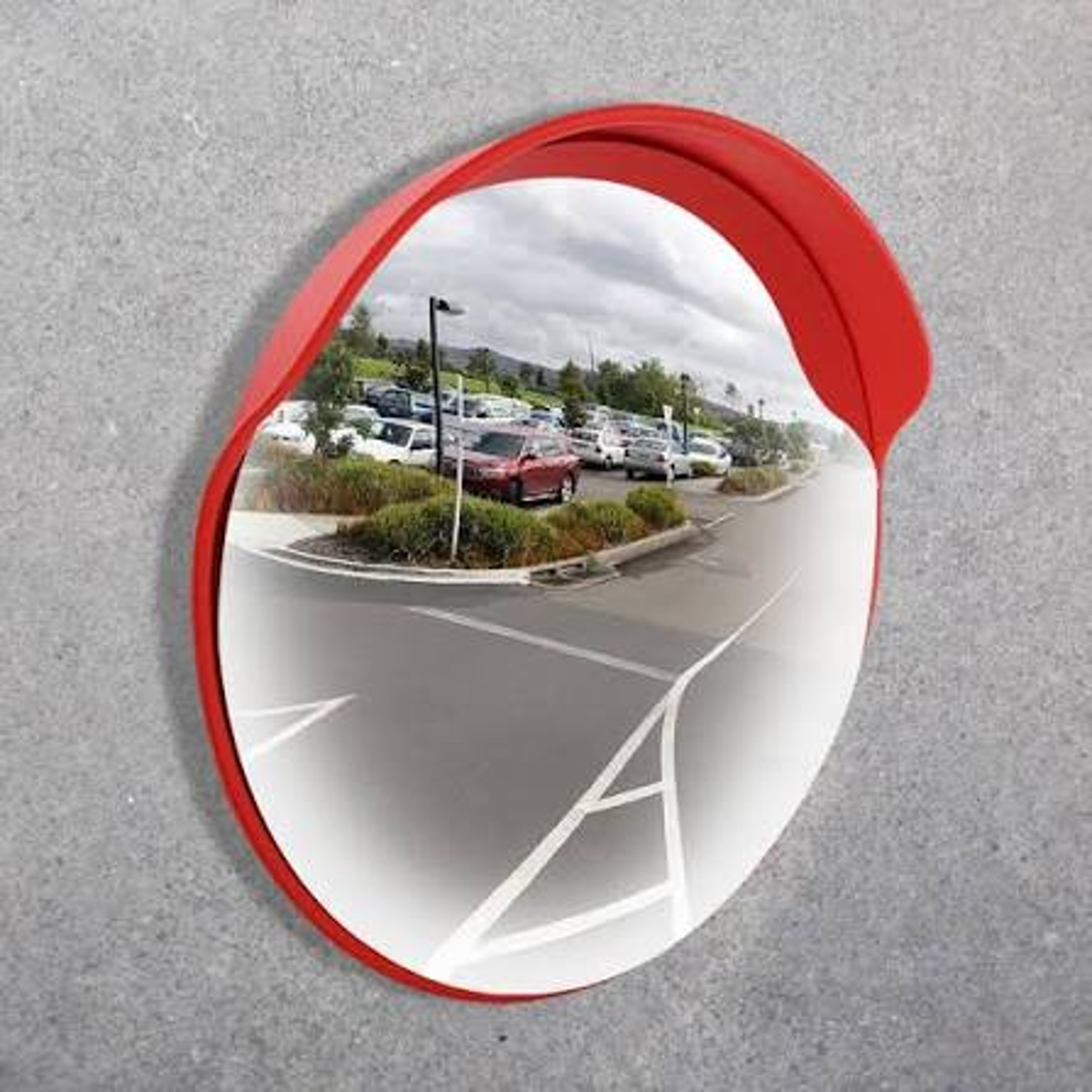 30cm Convex Safety Mirror Wide Angle Driveway Garage Parking Blind Spot Mirror 1