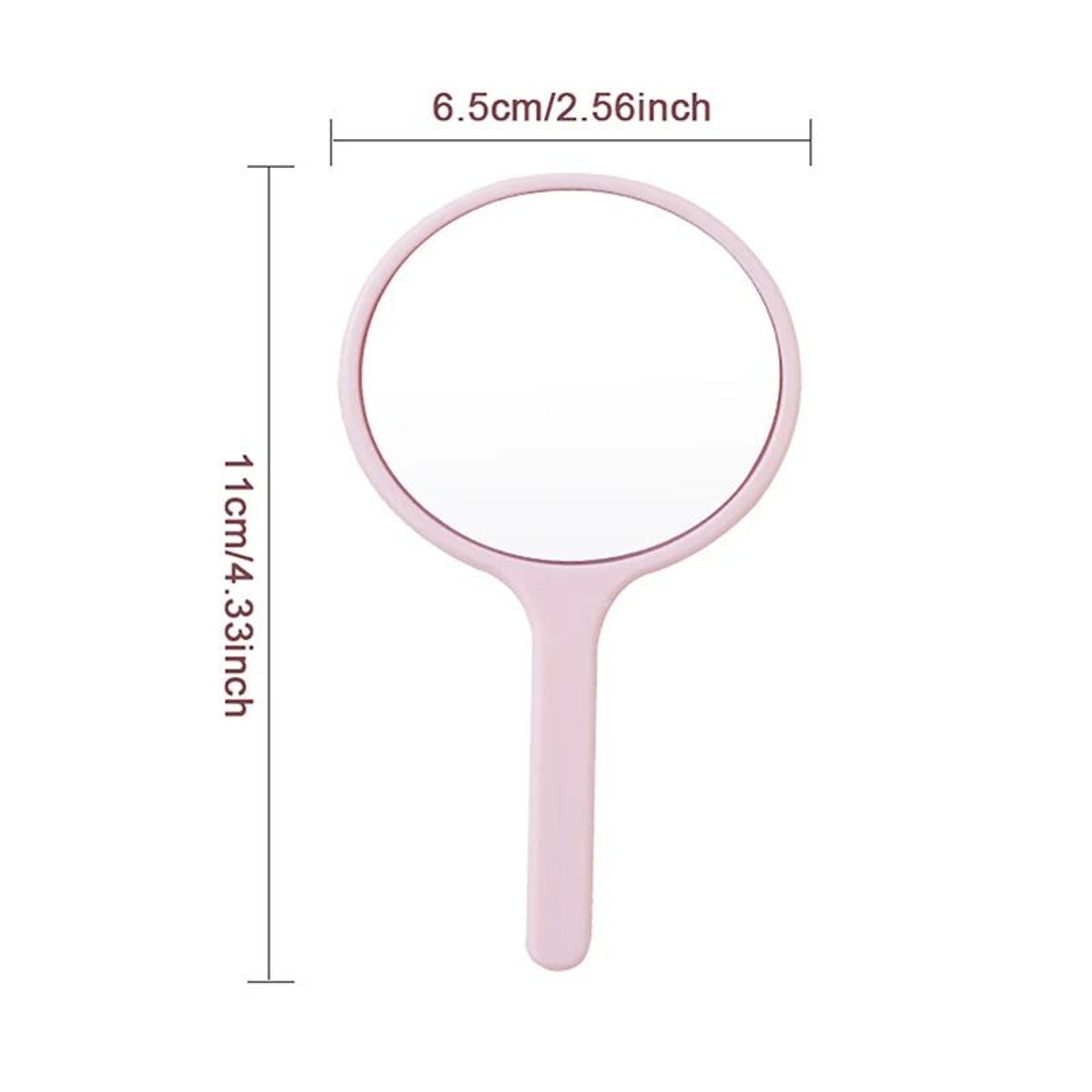 Professional Salon Hand Mirror Large Barber Hairdresser Mirror With Handle 13