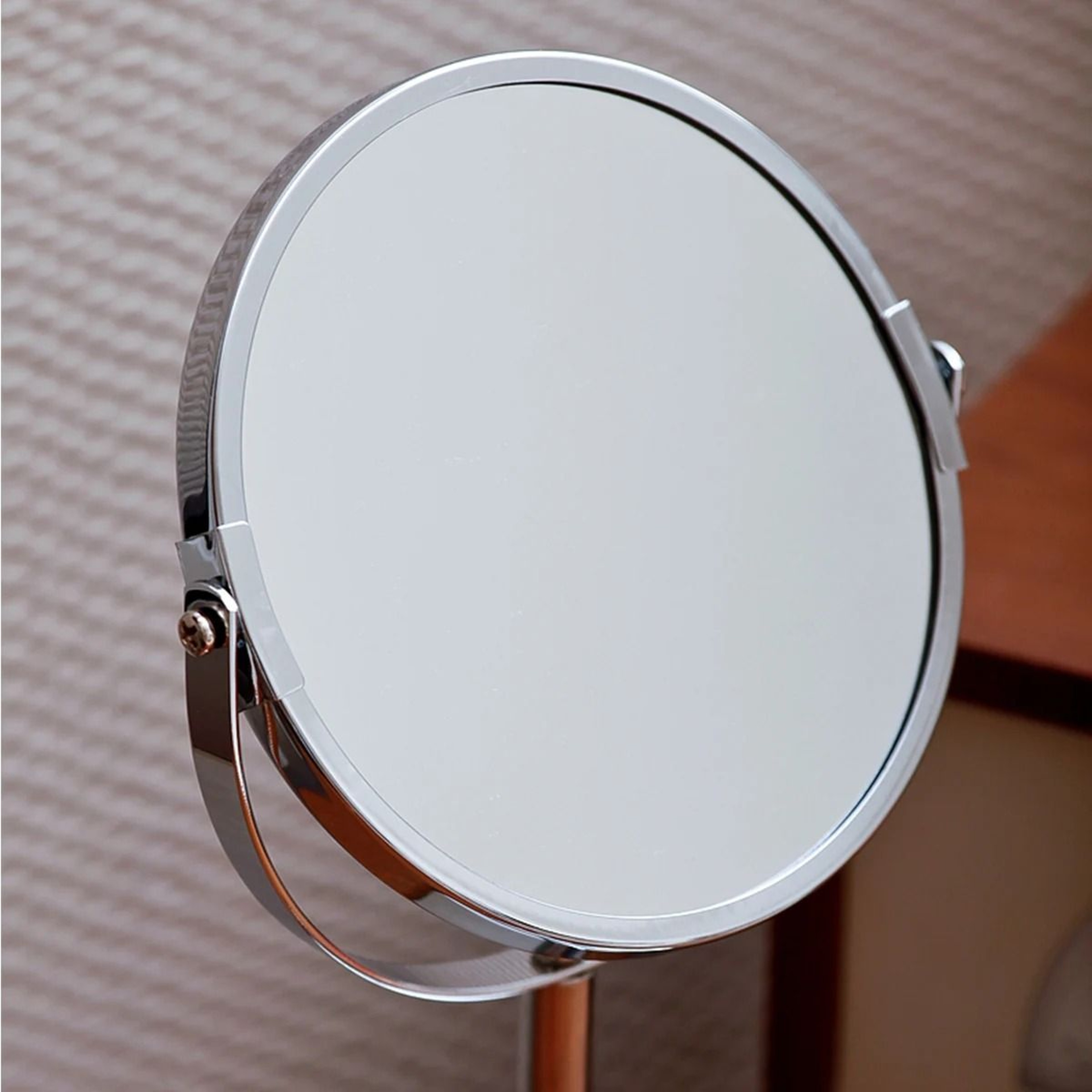 Double Sided Vanity Mirror 1X 2X Magnifying Tabletop Makeup Mirror 2