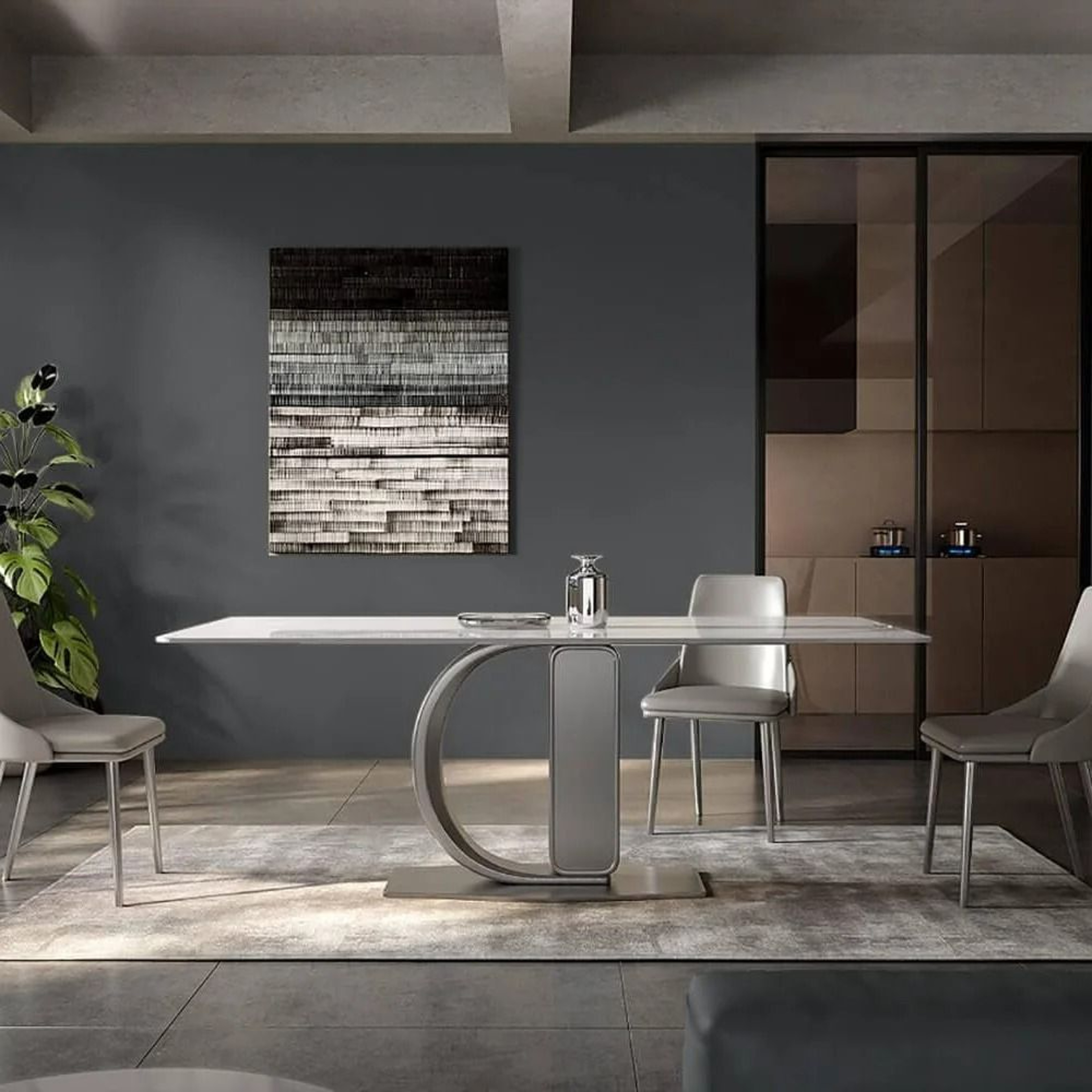 Dark Gray Peel And Stick Wallpaper Waterproof Removable Furniture Contact Paper 4