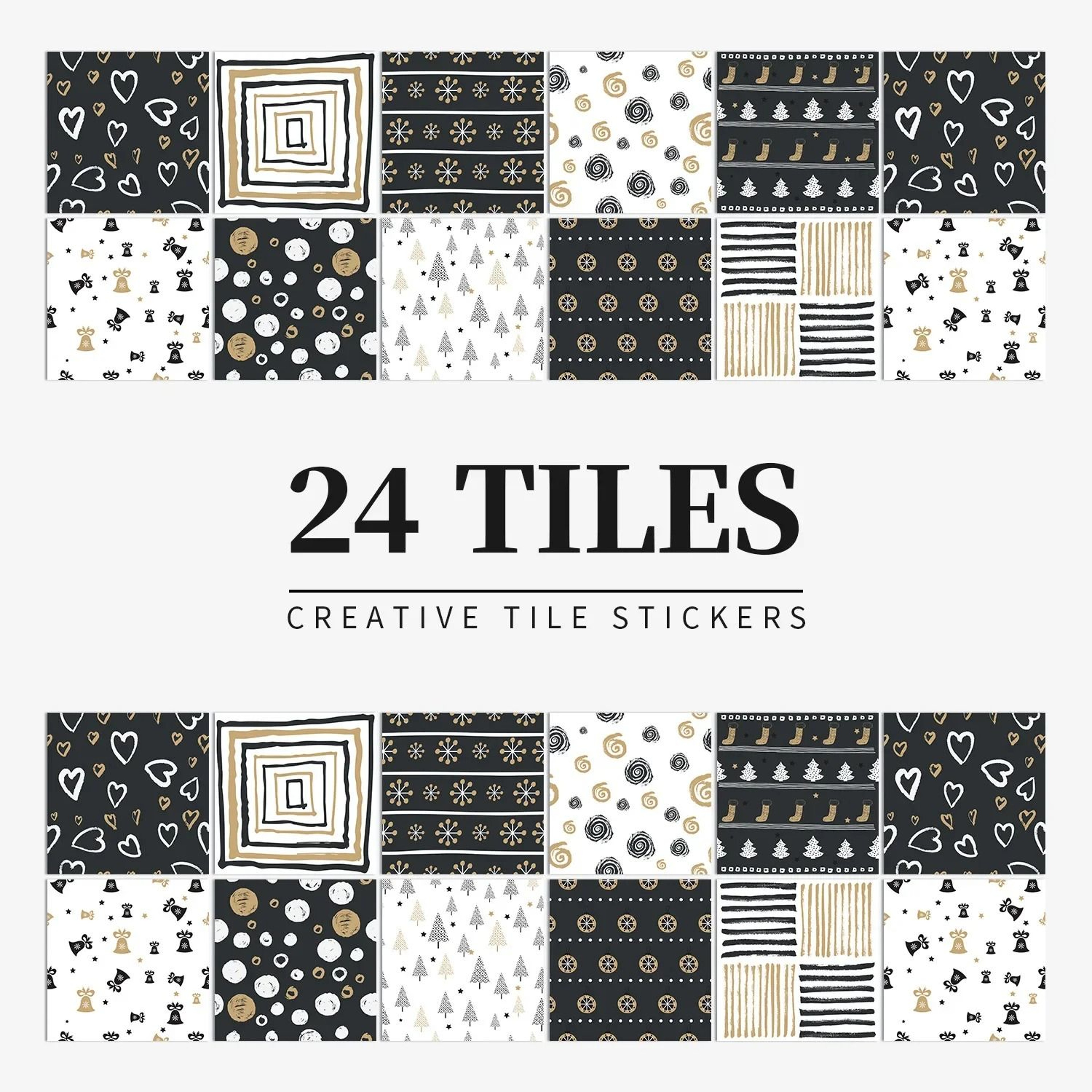 MosaicEase Moroccan Tile Stickers Peel And Stick Tile Stickers Waterproof Vinyl Wall Decals 3