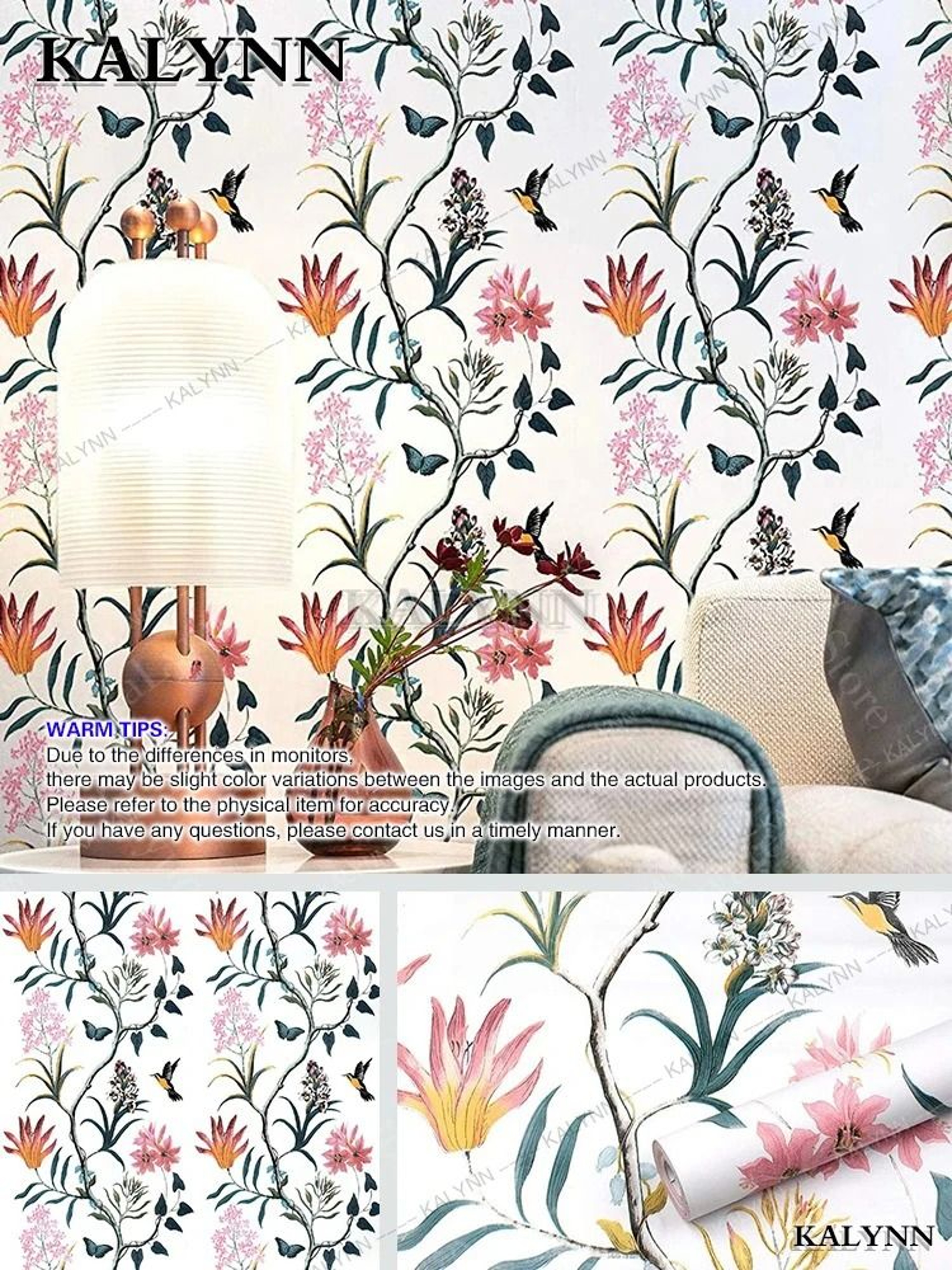 GreenBloom Floral Peel And Stick Wallpaper Green Floral Wallpaper Self Adhesive Vinyl Contact Paper