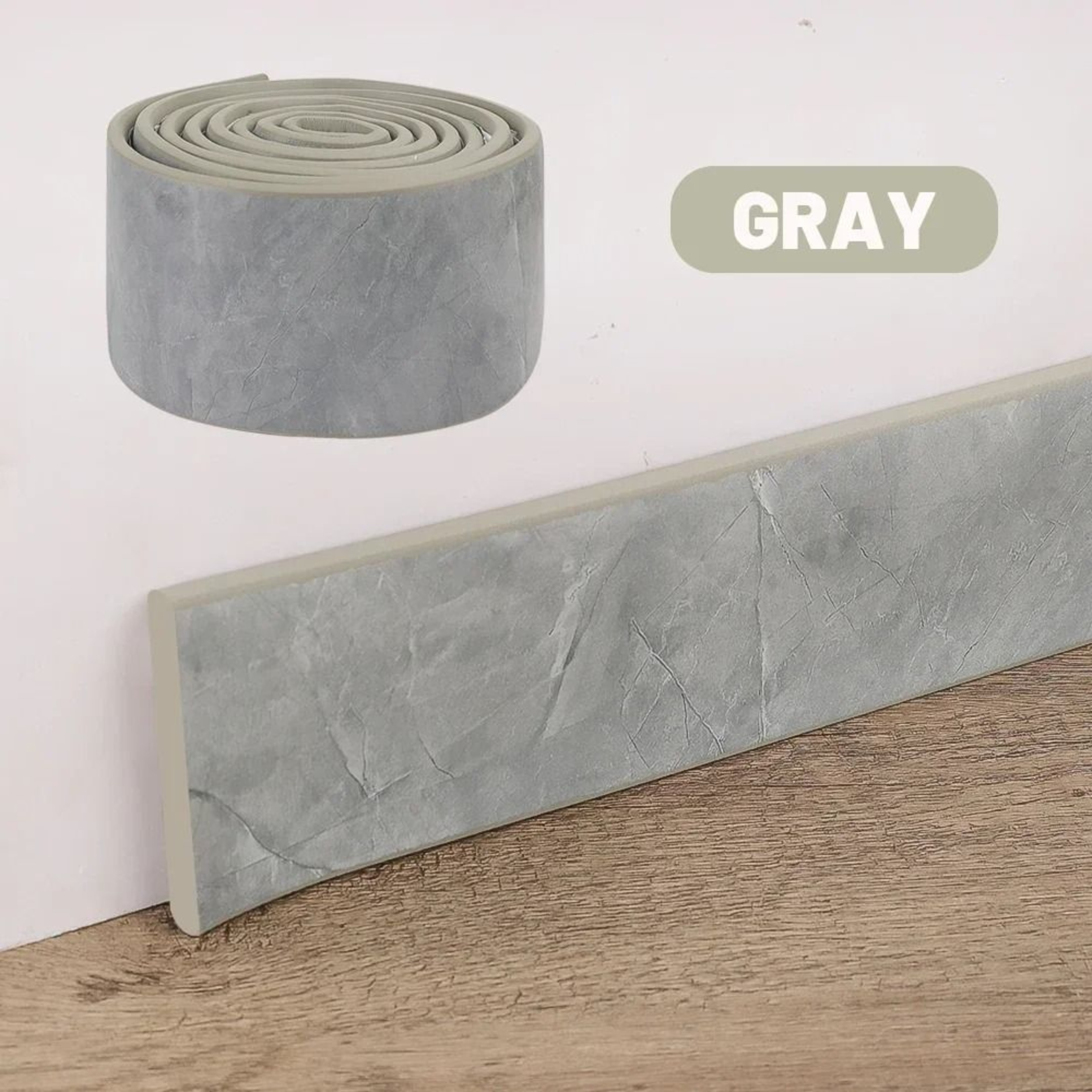 3D Self Adhesive Skirting Line Thickened Anti Collision Wall Trim 3