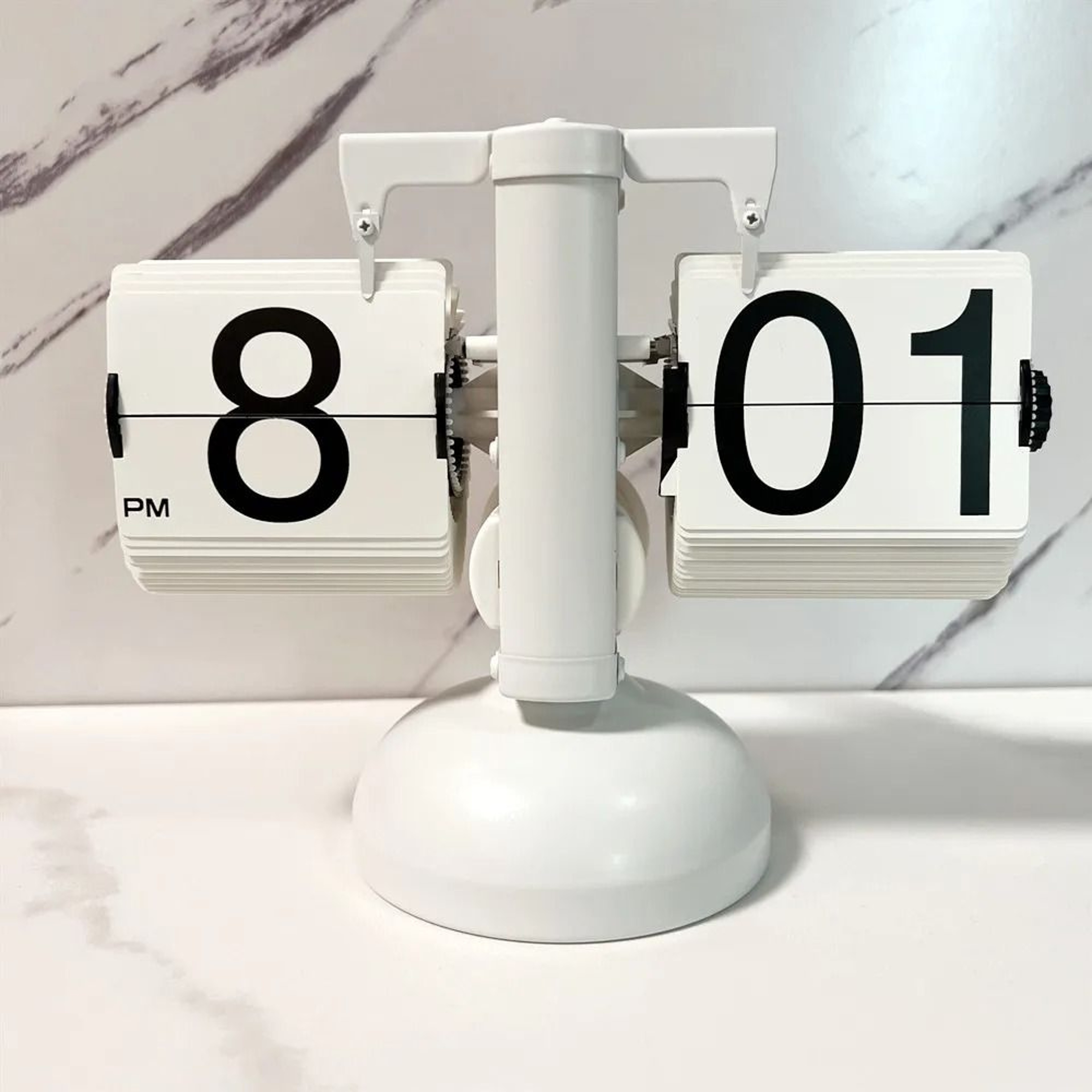 Vintage Automatic Flip Down Clock Retro Quartz Desk Clock 7