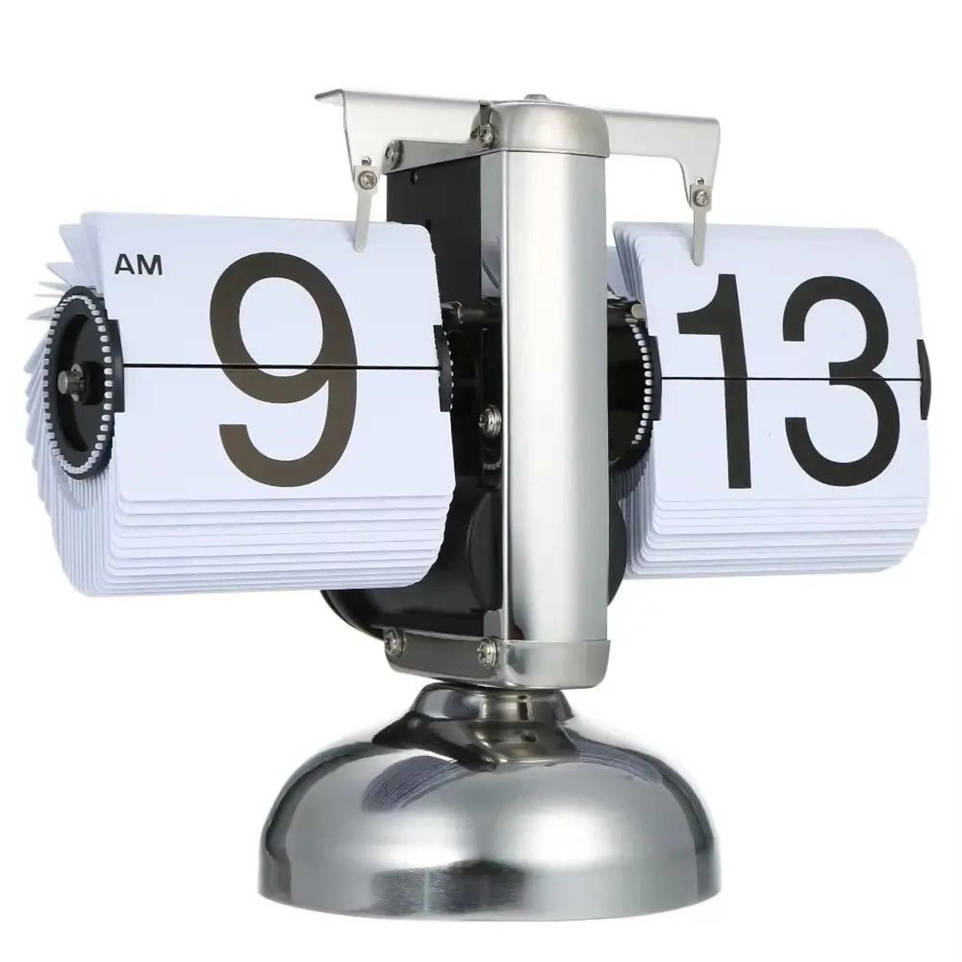 Retro Automatic Flip Desk Clock With Quartz Movement 9