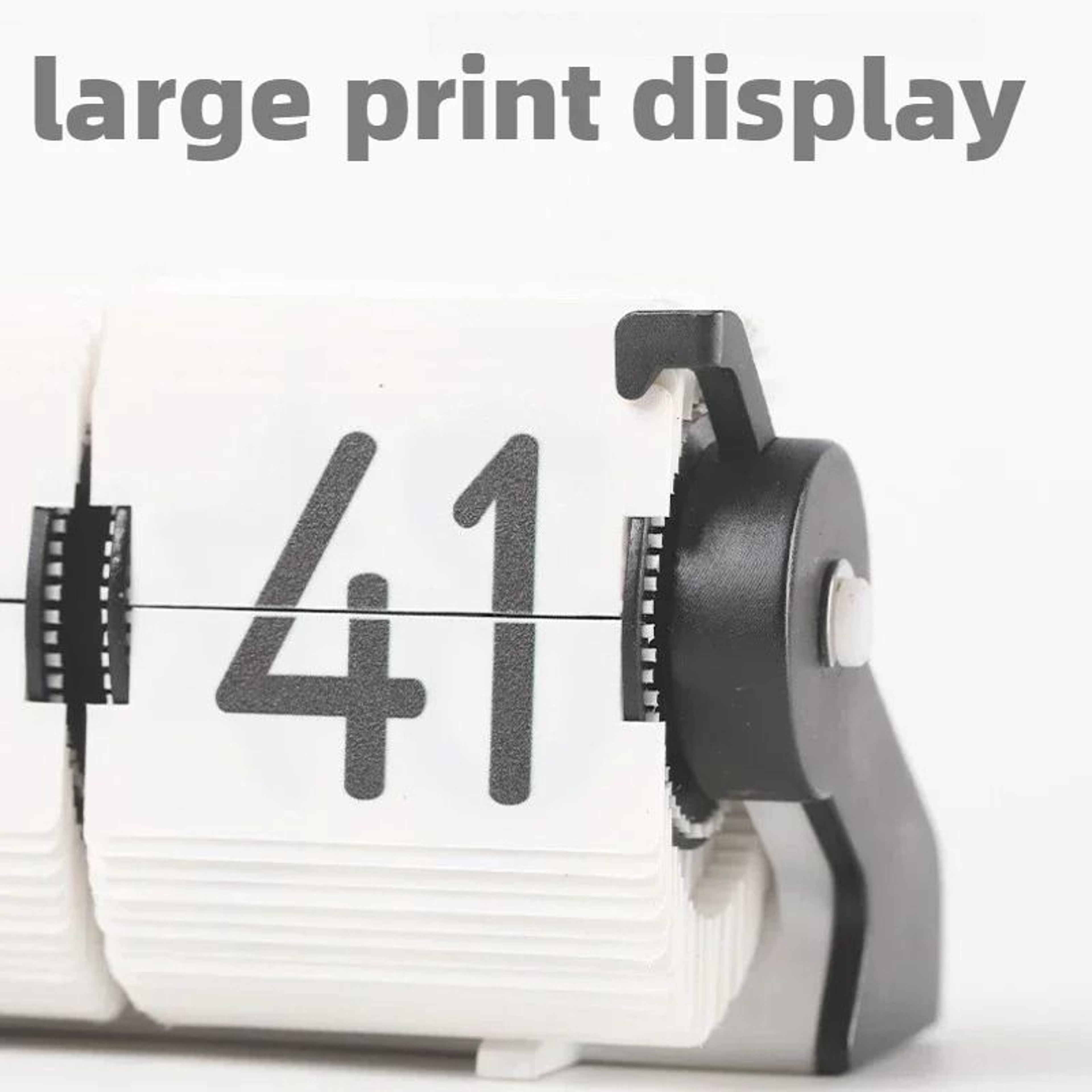 Metal Flip Desk Clock With Bluetooth And Silent Retro Display 1
