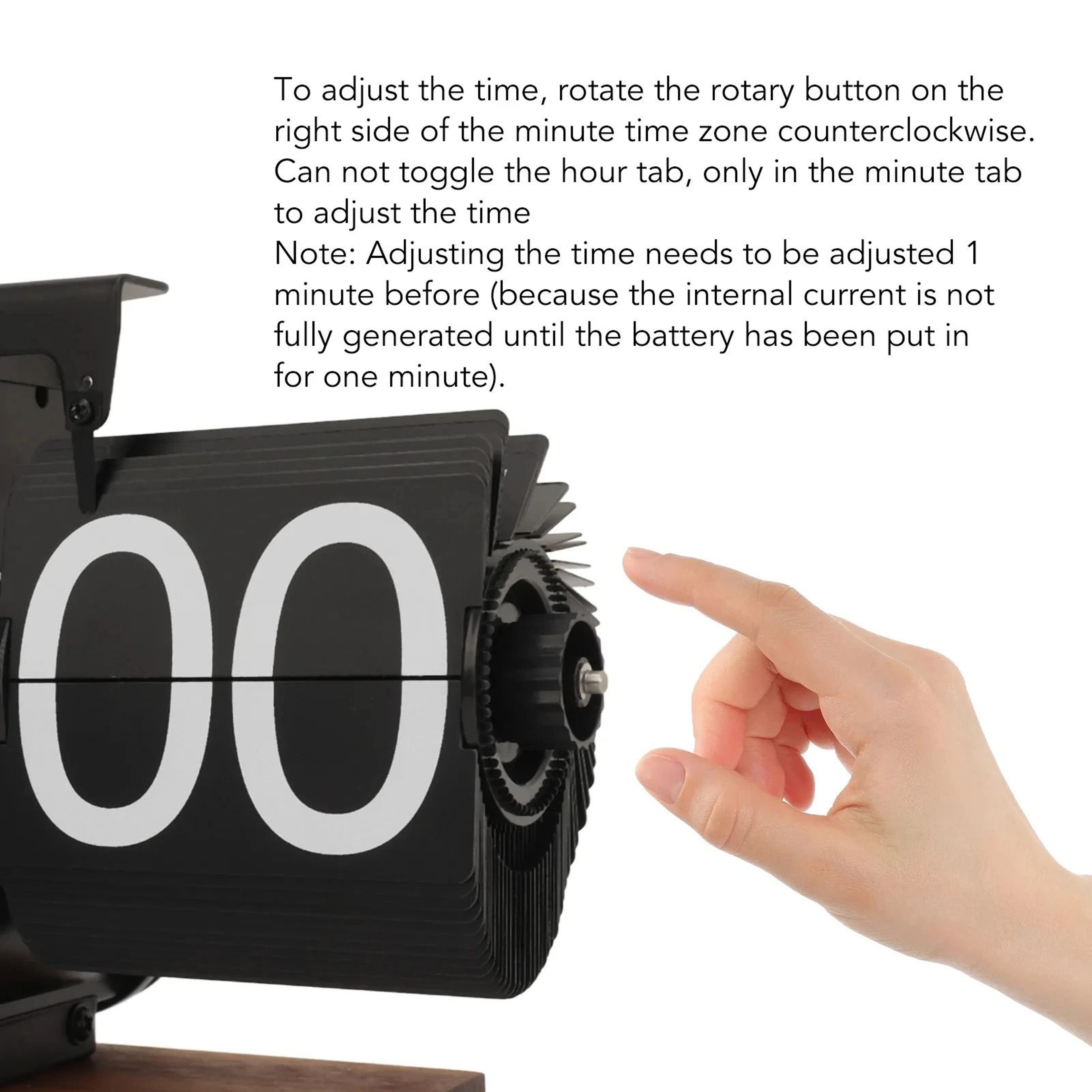 Automatic Retro Flip Table Clock With Large Number Display 1
