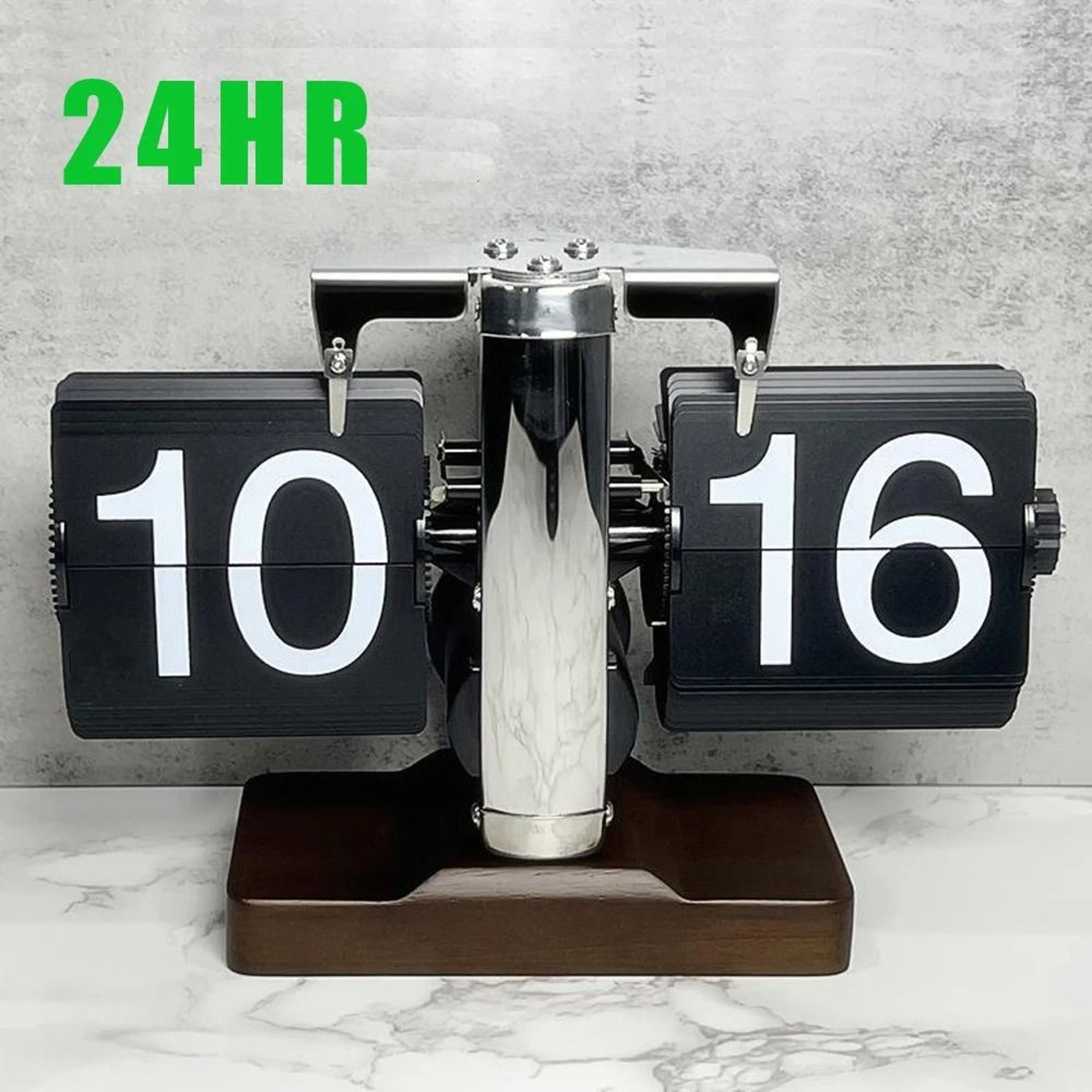 Retro Automatic Flip Table Clock With Large Number Display 4