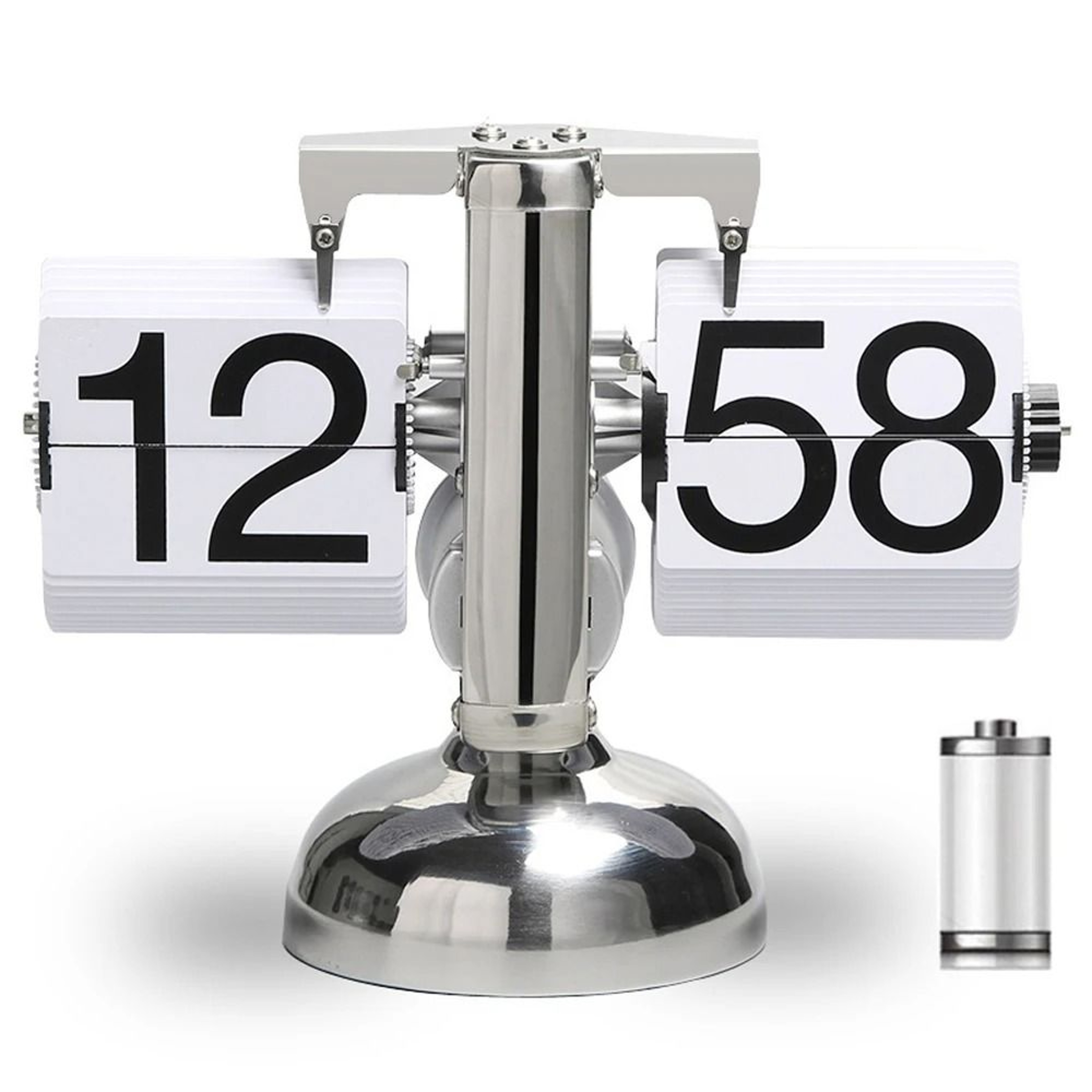 Retro Automatic Flip Table Clock With Large Number Display 9