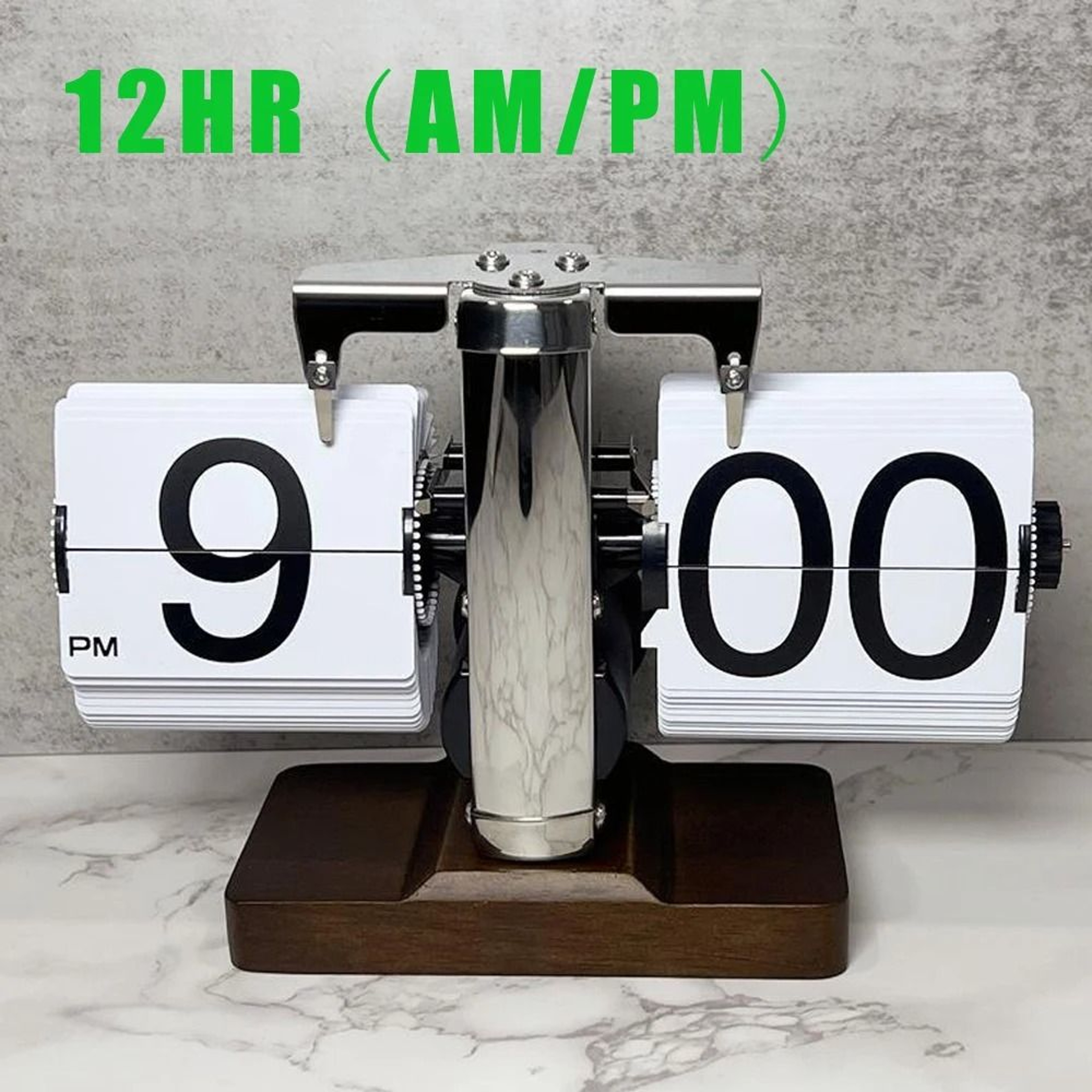 Retro Automatic Flip Table Clock With Large Number Display 3