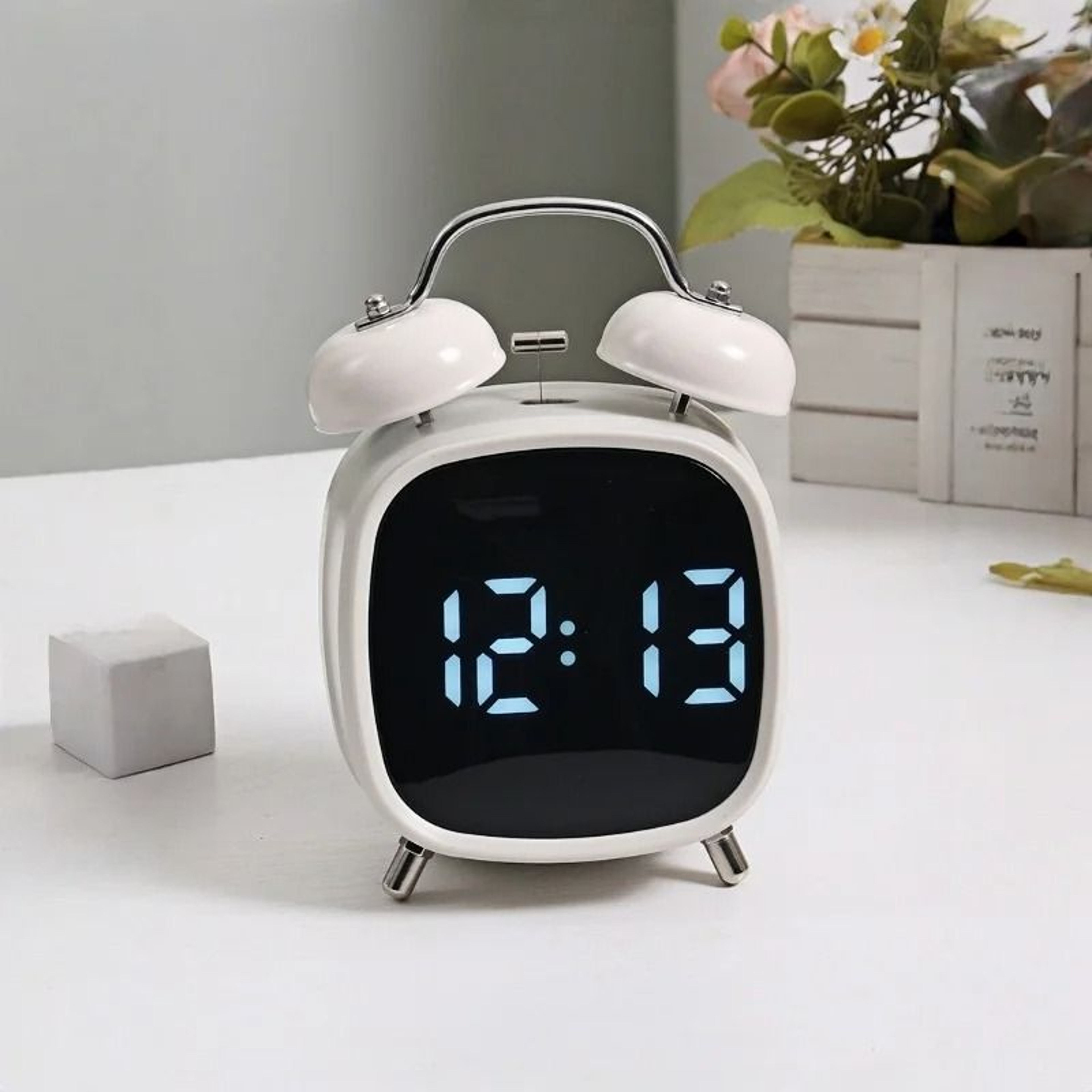 Super Loud Voice Control LED Alarm Clock With Dual Alarm And Night Mode 0