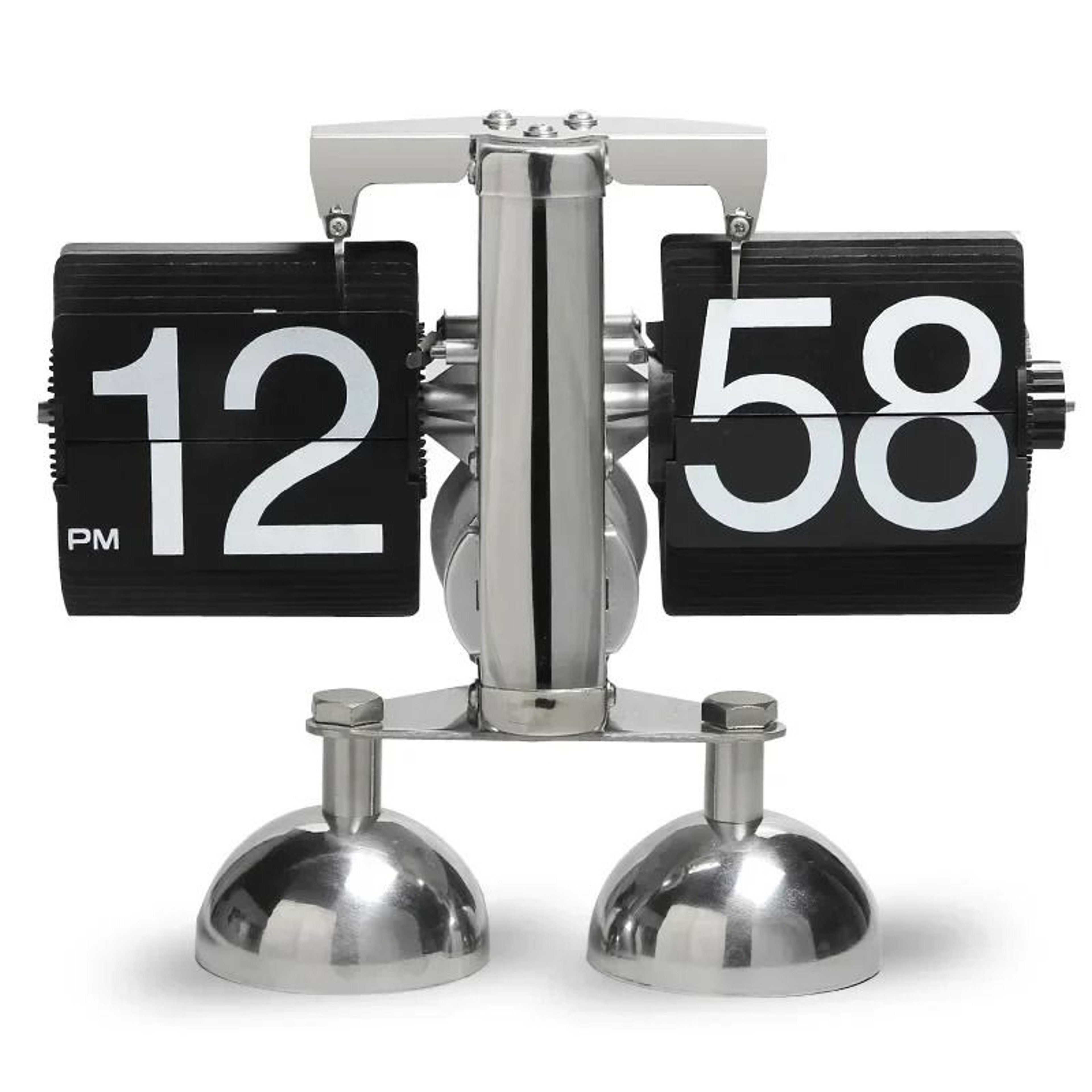 Nordic Retro Automatic Flip Desk Clock With Large Number Display 4