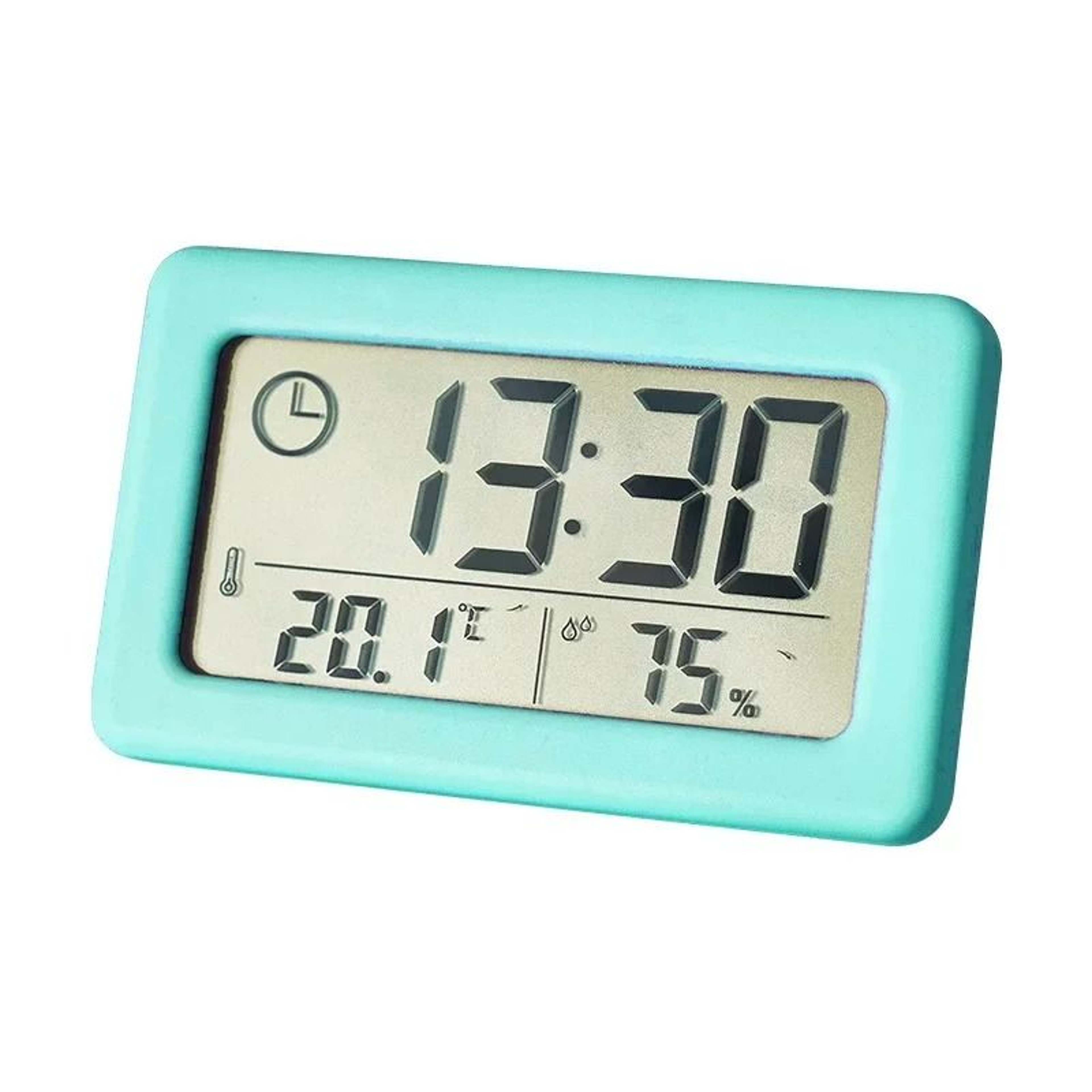 Ultra Thin LCD Digital Clock With Temperature And Humidity Monitor 4
