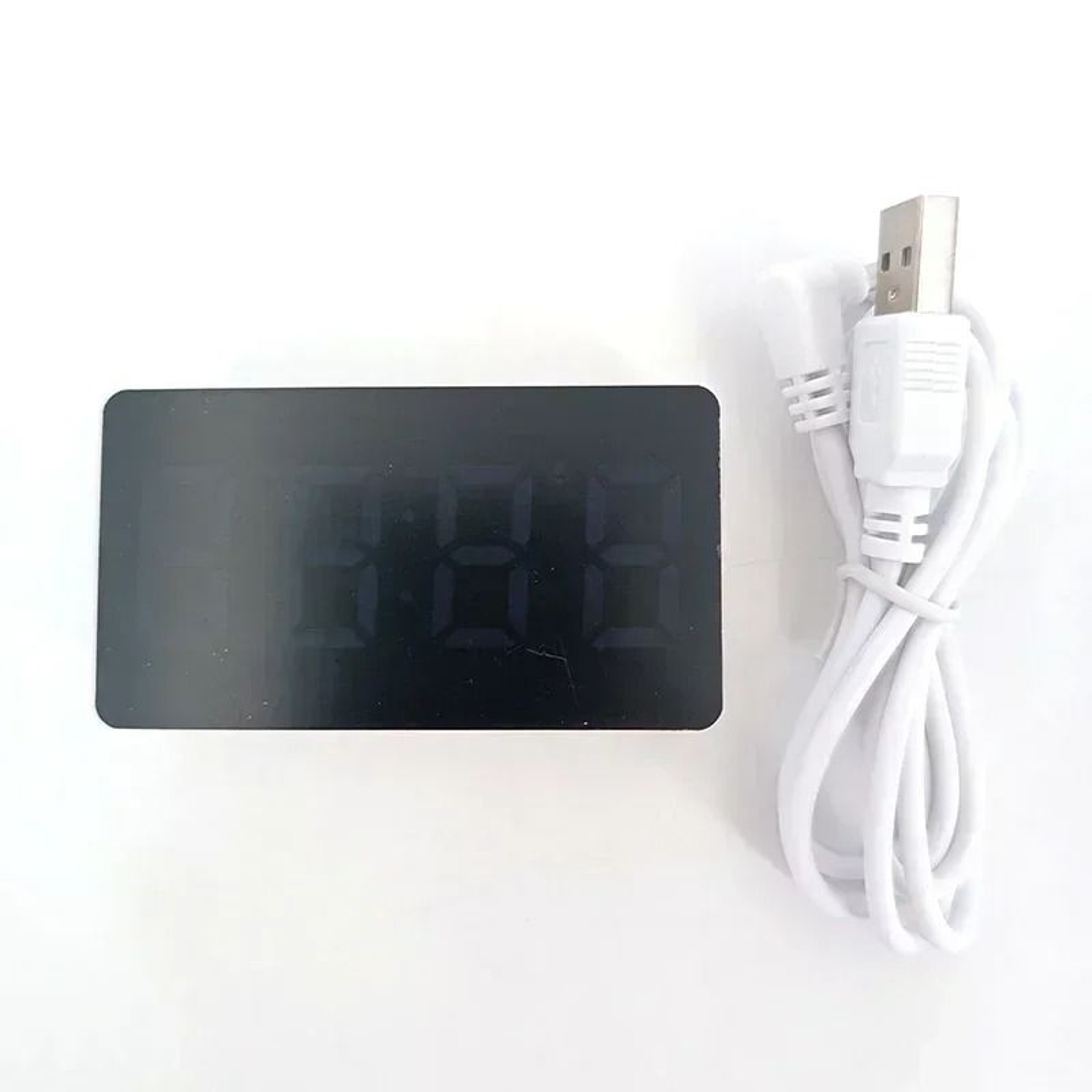LED Mirror Alarm Clock With Night Light And Snooze 7