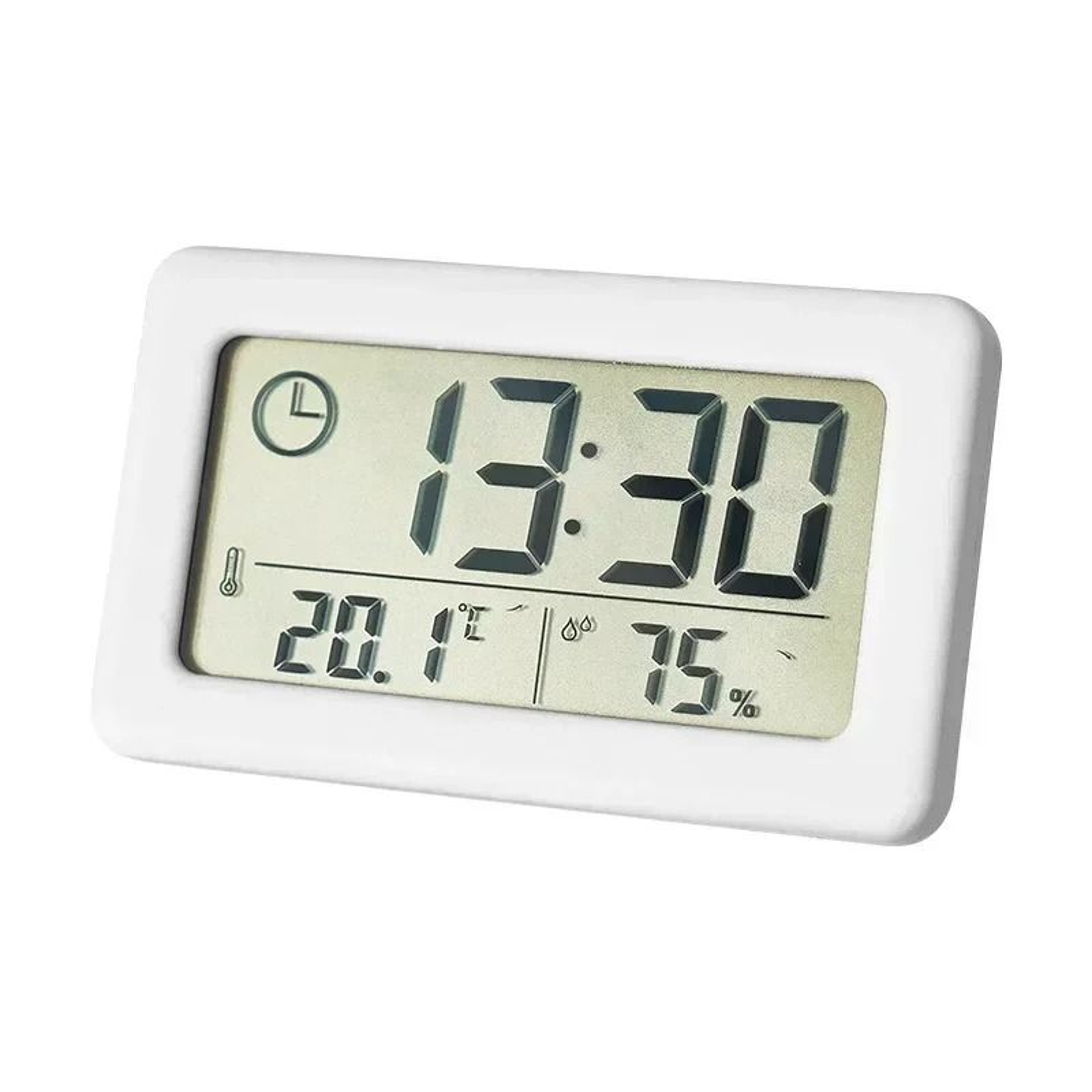Mini Digital Hygrometer Clock With Temperature And Humidity Display 2