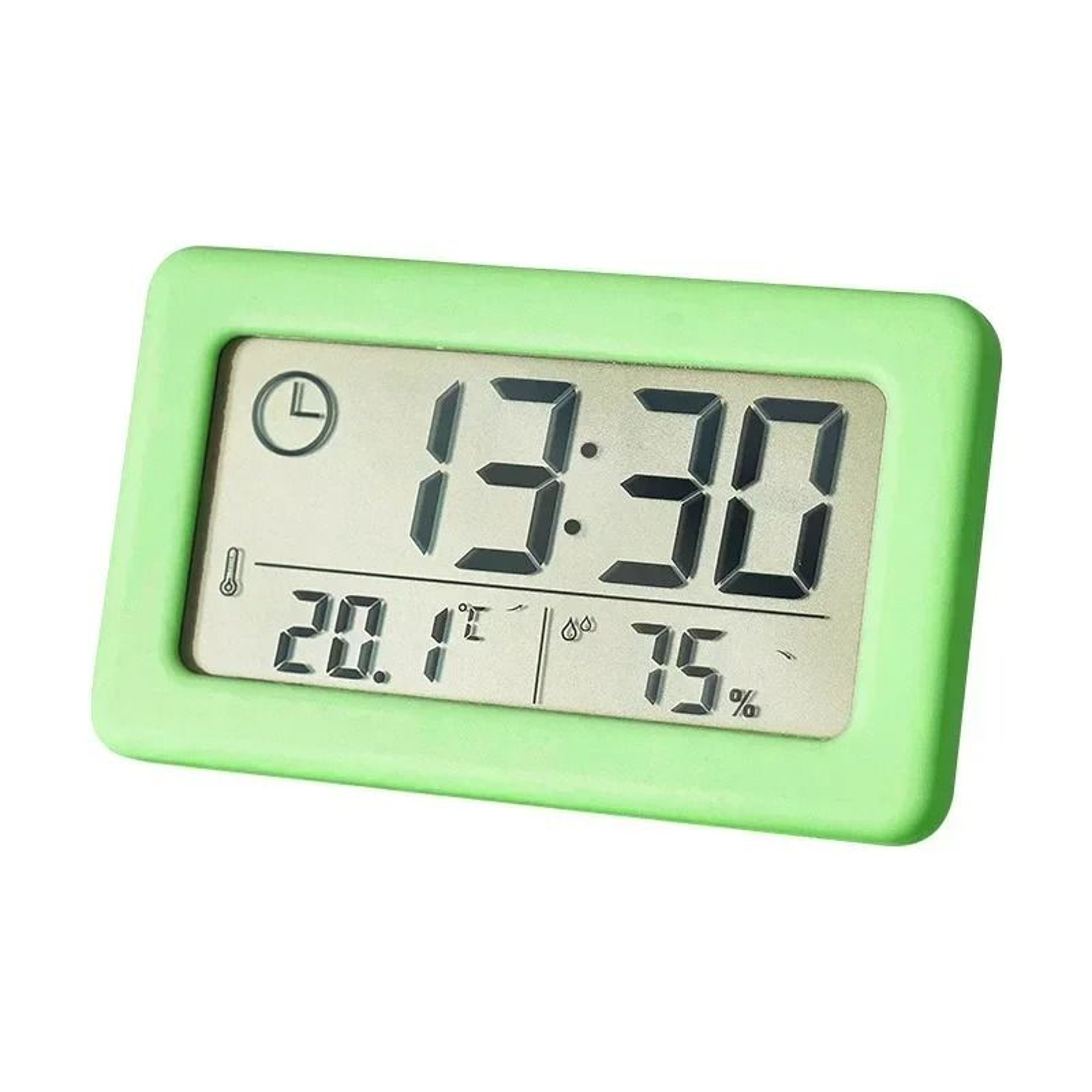 Mini Digital Hygrometer Clock With Temperature And Humidity Display 7