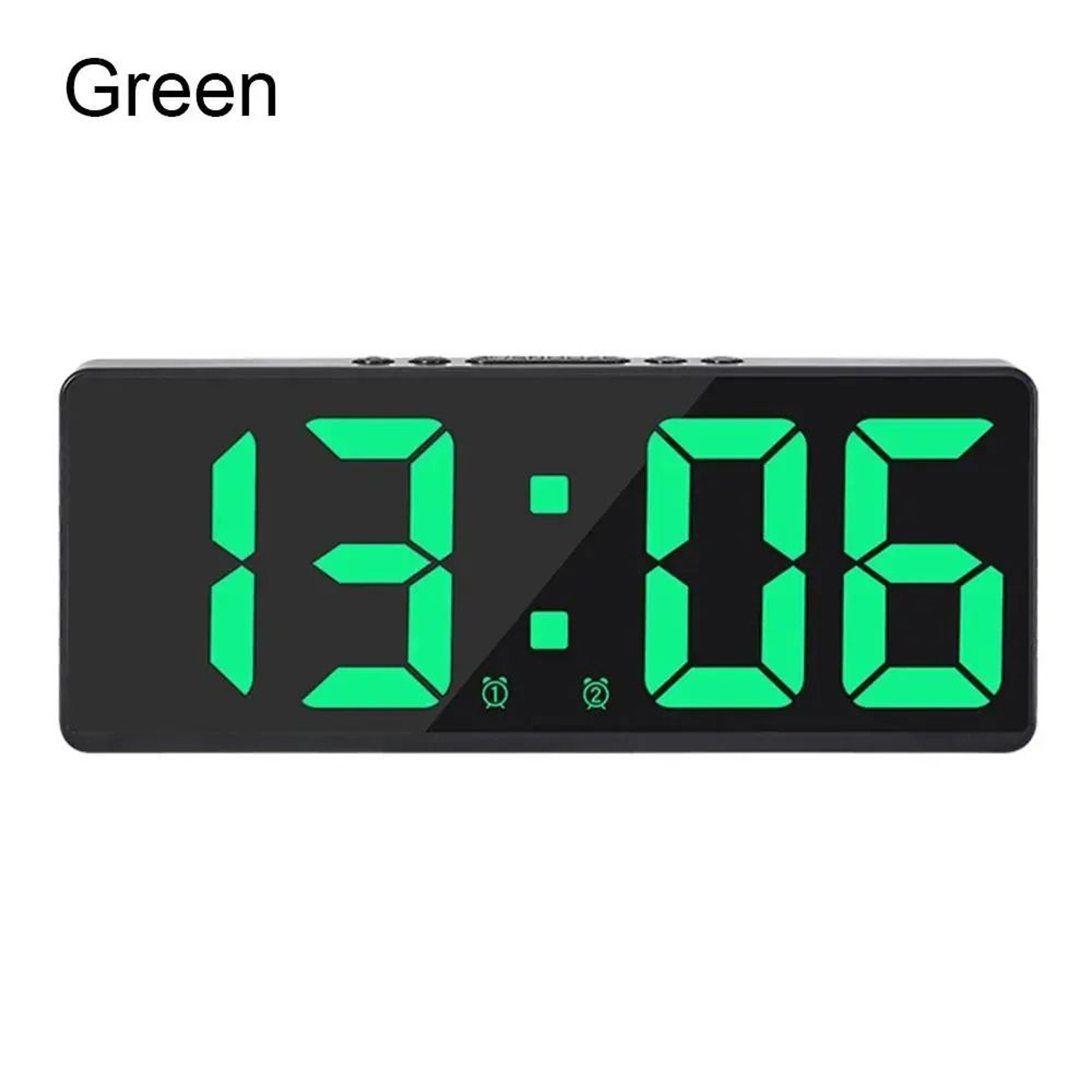 Modern LED Digital Alarm Clock With Temperature And Calendar Display 2