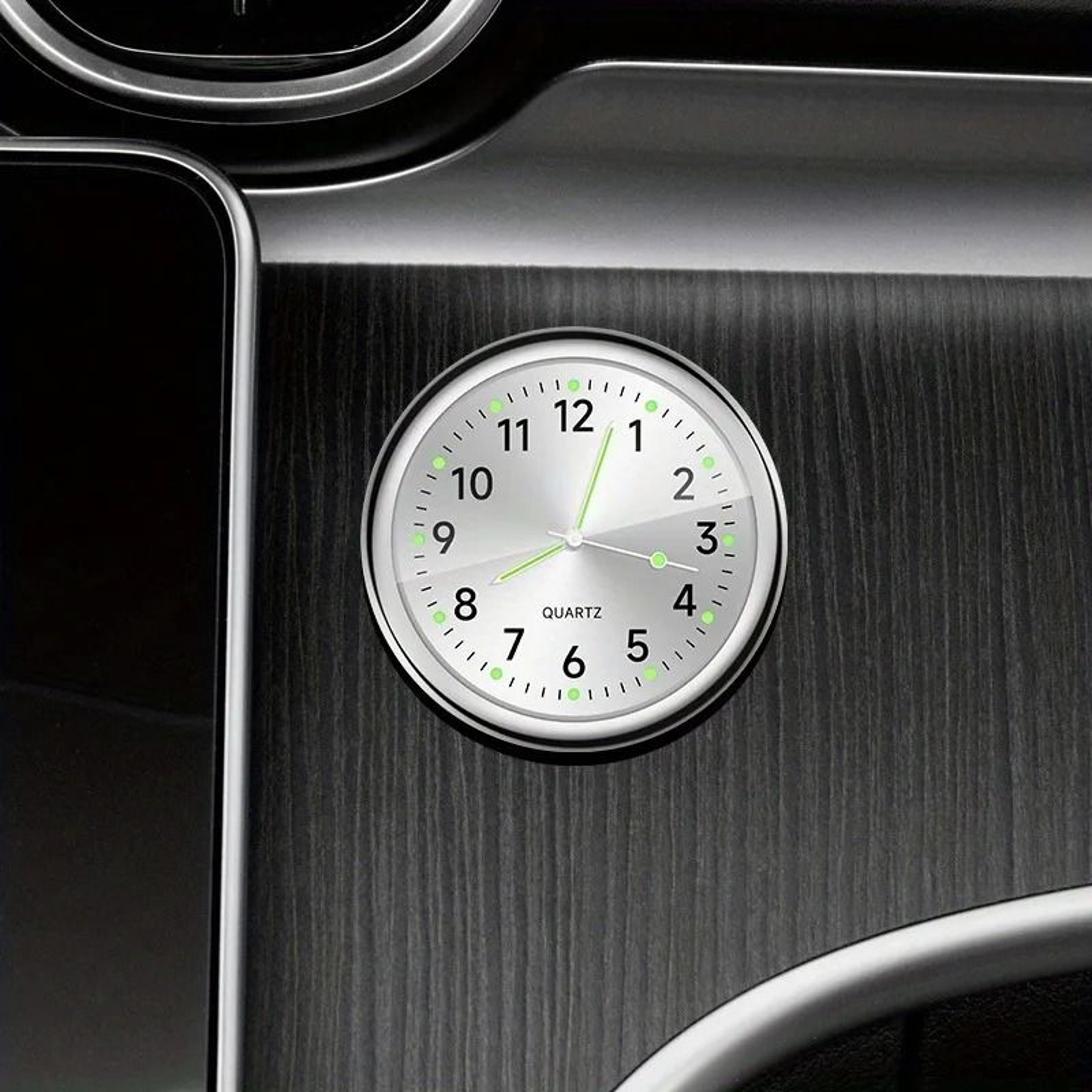 Mini Car Dashboard Clock With Luminous Quartz Display 6