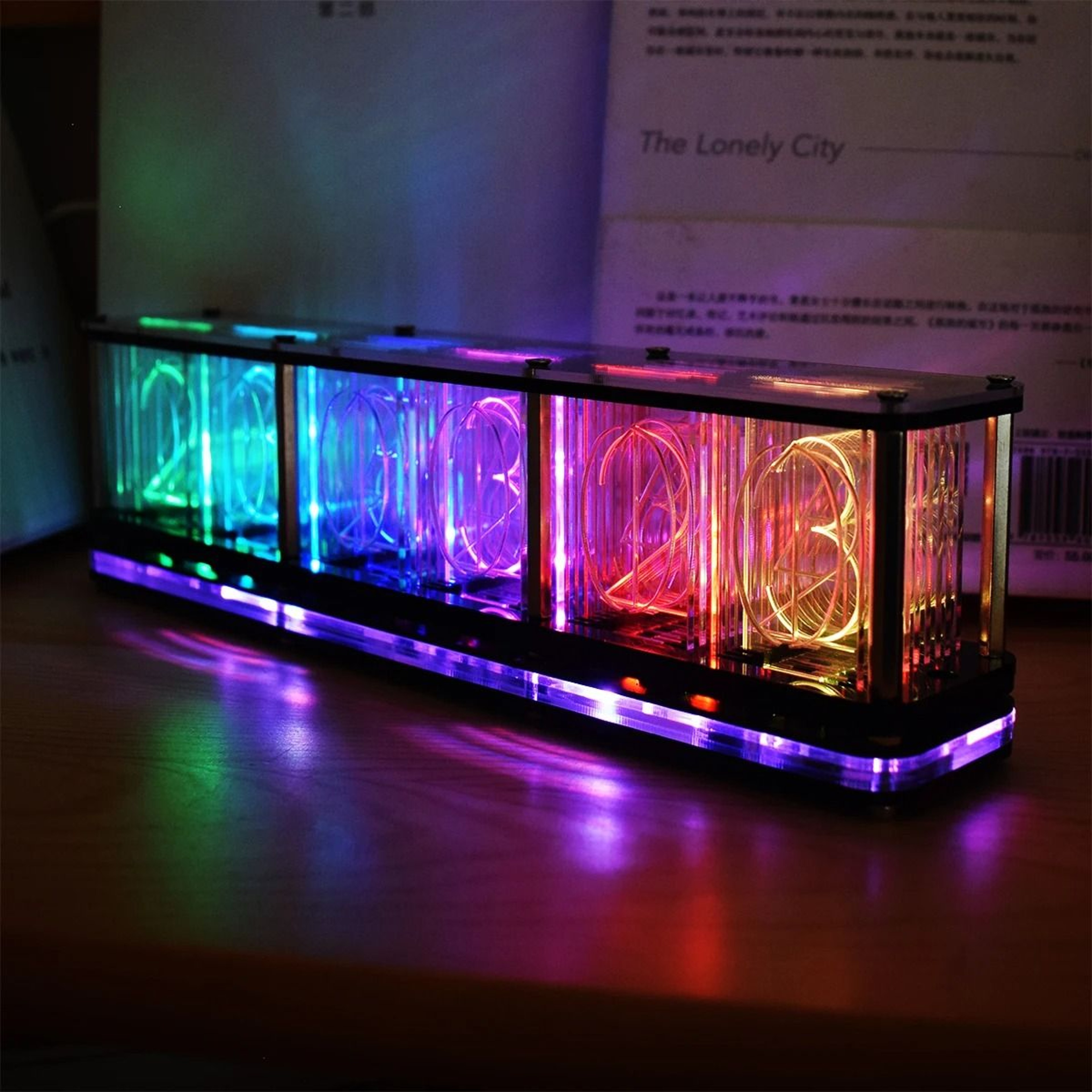 DS3231 DIY LED Alarm Clock With RGB Display And Music Spectrum 7