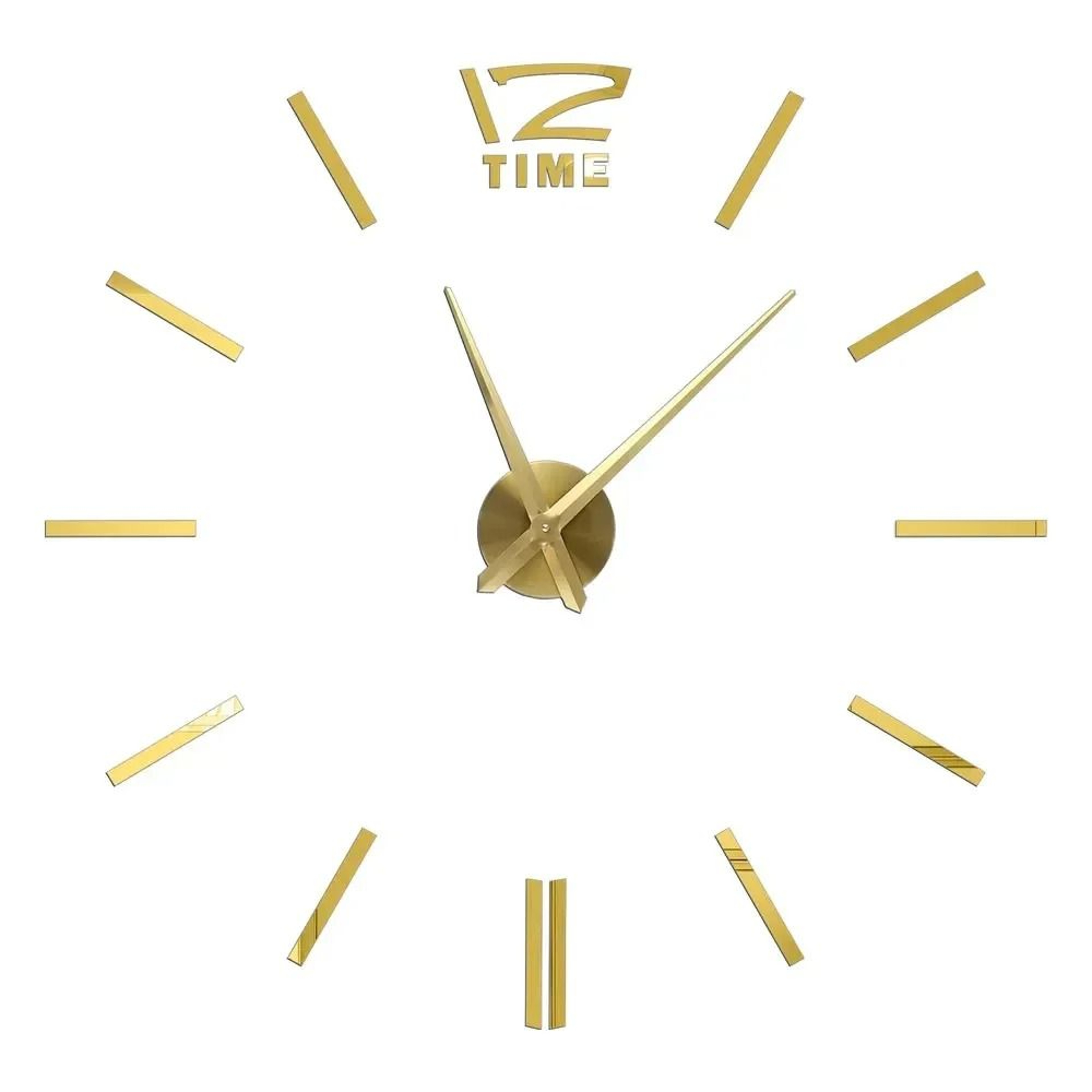 Modern Luminous 3D Wall Clock With DIY Silent Quartz Design 9
